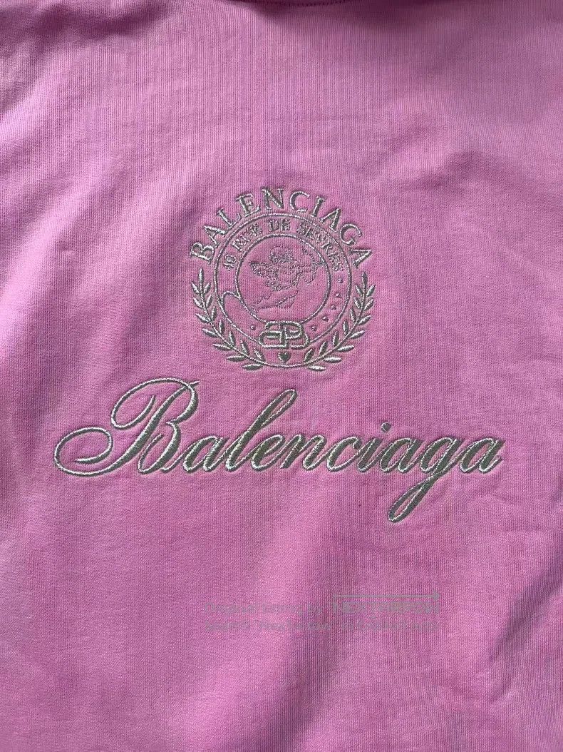 Balenciaga Balenciaga Geometric Pattern Hooded Loose Long Sleeve Swea Size US S / EU 44-46 / 1 - 3 Thumbnail