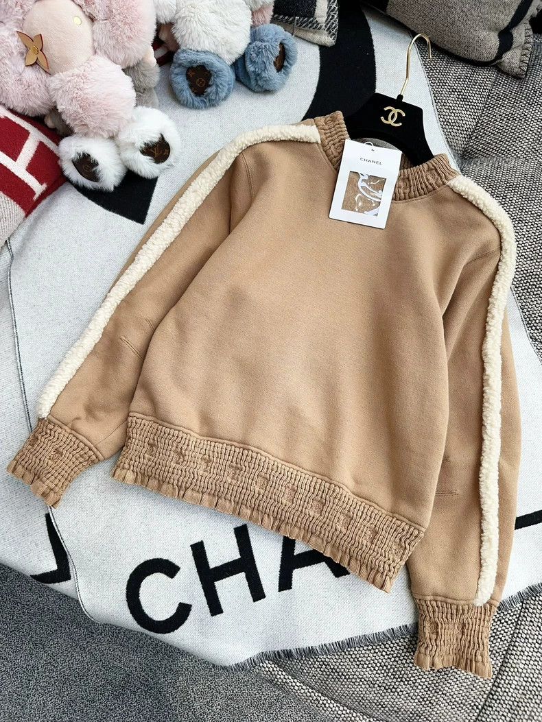 Chanel Chanel 24K khaki back white letter elastic waist round col Size XXS / US 00 / IT 34 - 5 Thumbnail