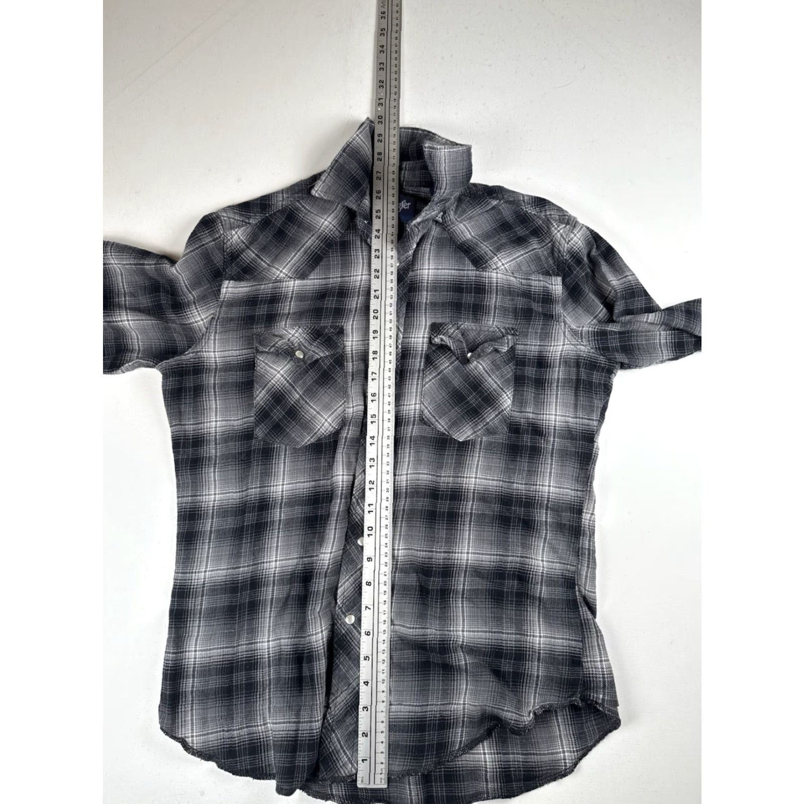 Wrangler Wrangler Shirt Mens Medium Western Pearl Snap Flannel Plaid Multicolor Long Sleeve Button-Up Snap Mens Size US M / EU 48-50 / 2 - 4 Thumbnail