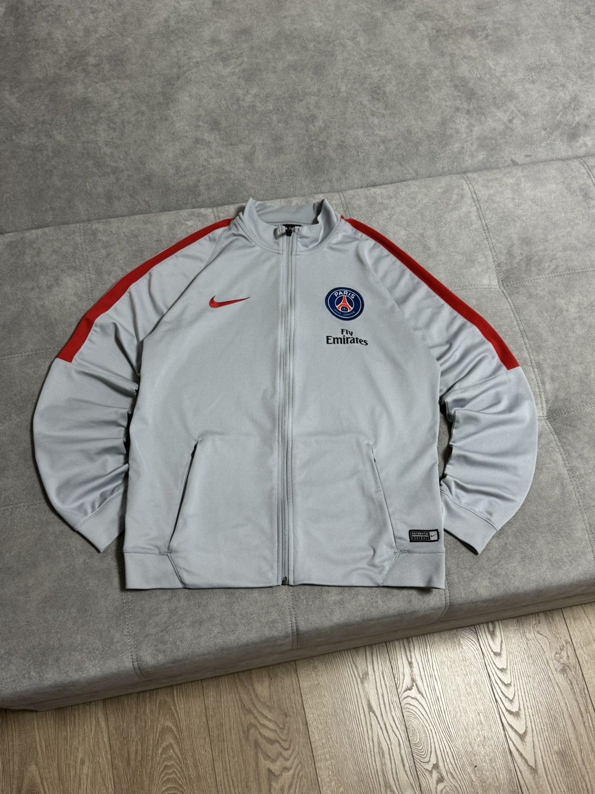 Nike Nike Paris Saint-Germain PSG FRANCE Track Zip Jacket Size US L / EU 52-54 / 3 - 4 Thumbnail