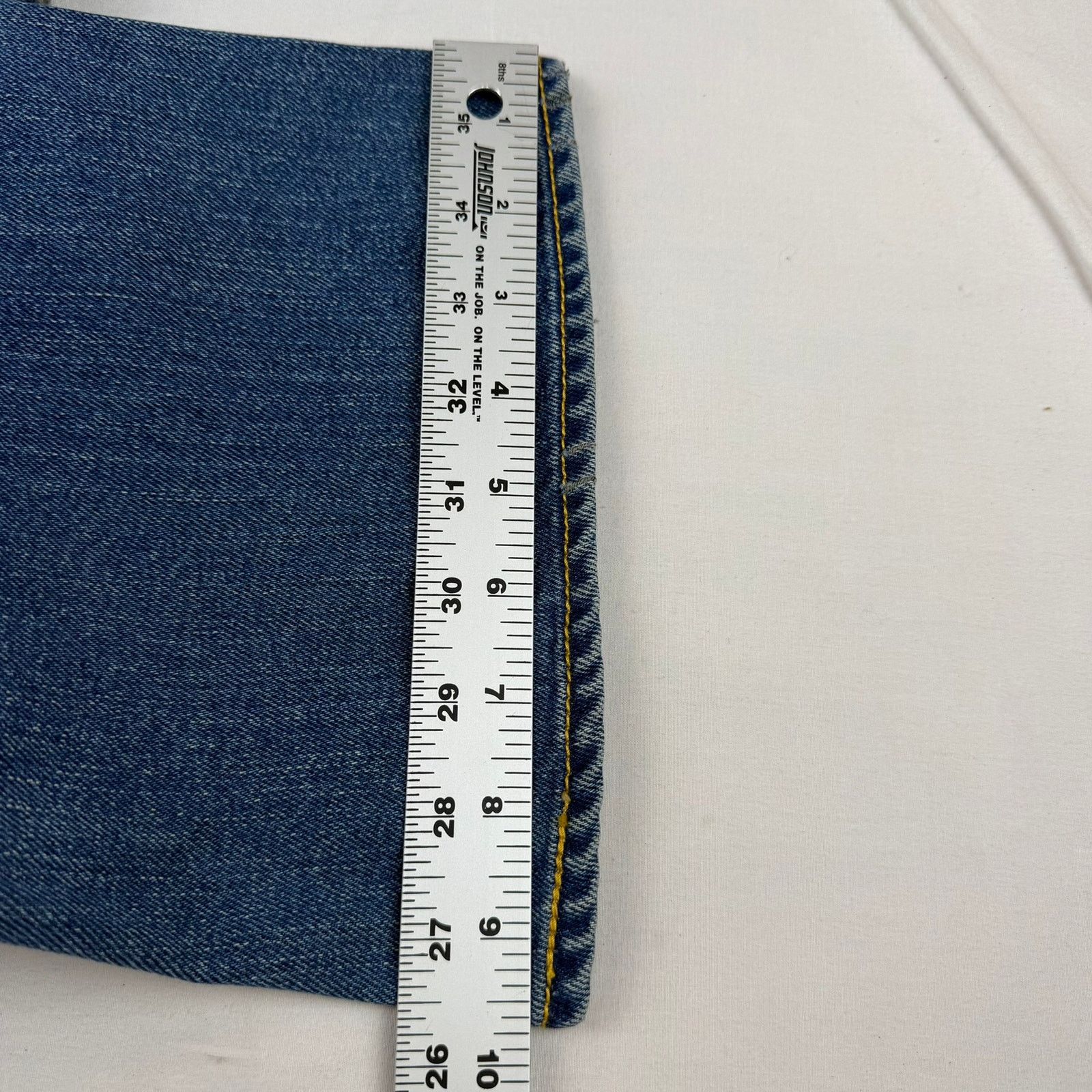 Levi's Y2K Levi's Type 1 Tough Boot Distressed Bootcut Jeans Size 8 Size 30" / US 8 / IT 44 - 4 Thumbnail