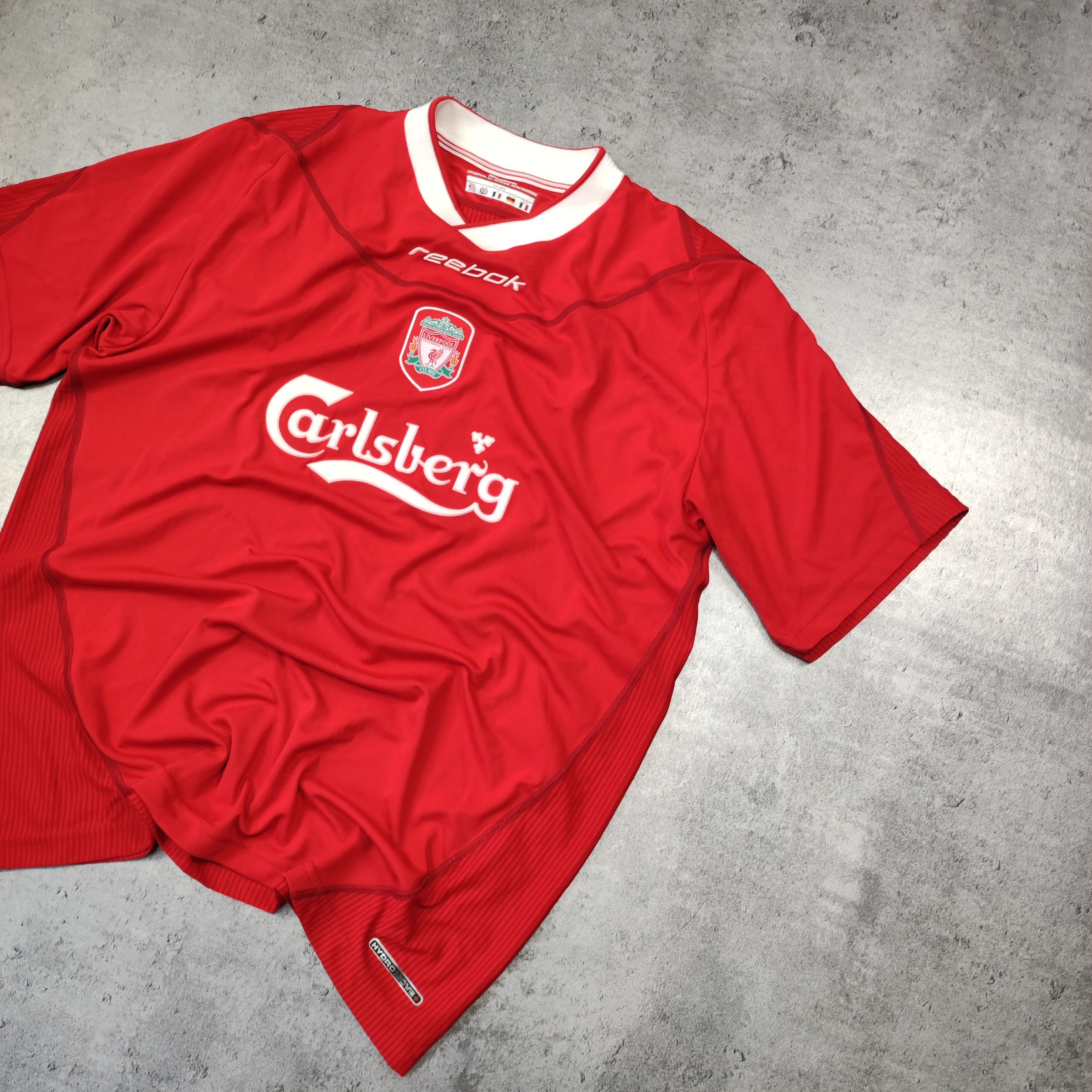 Vintage Vintage OG Rare 2002 Reebok Liverpool FC Home Jersey Size US XL / EU 56 / 4 - 2 Thumbnail