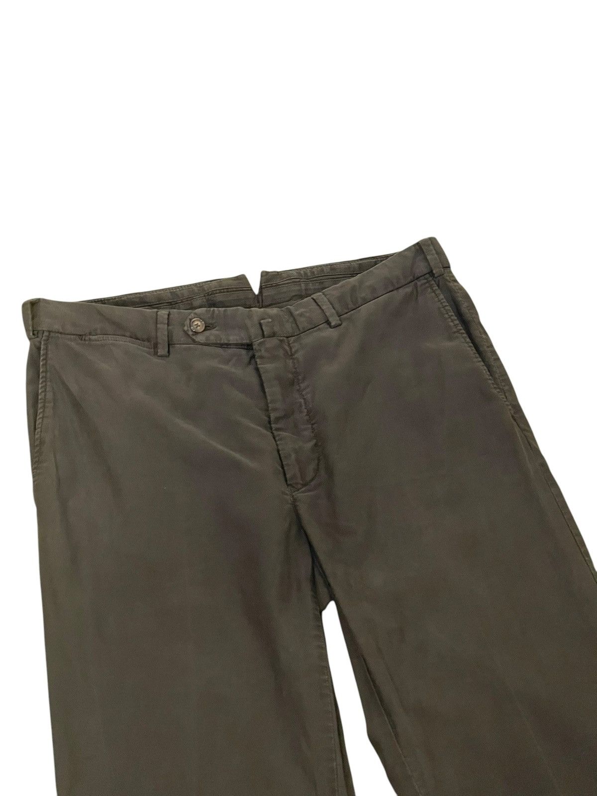 Comme des Garcons Khaki Pant Ermenegildo Zegna Relax Fit 1🟦3 Size US 35 - 6 Thumbnail