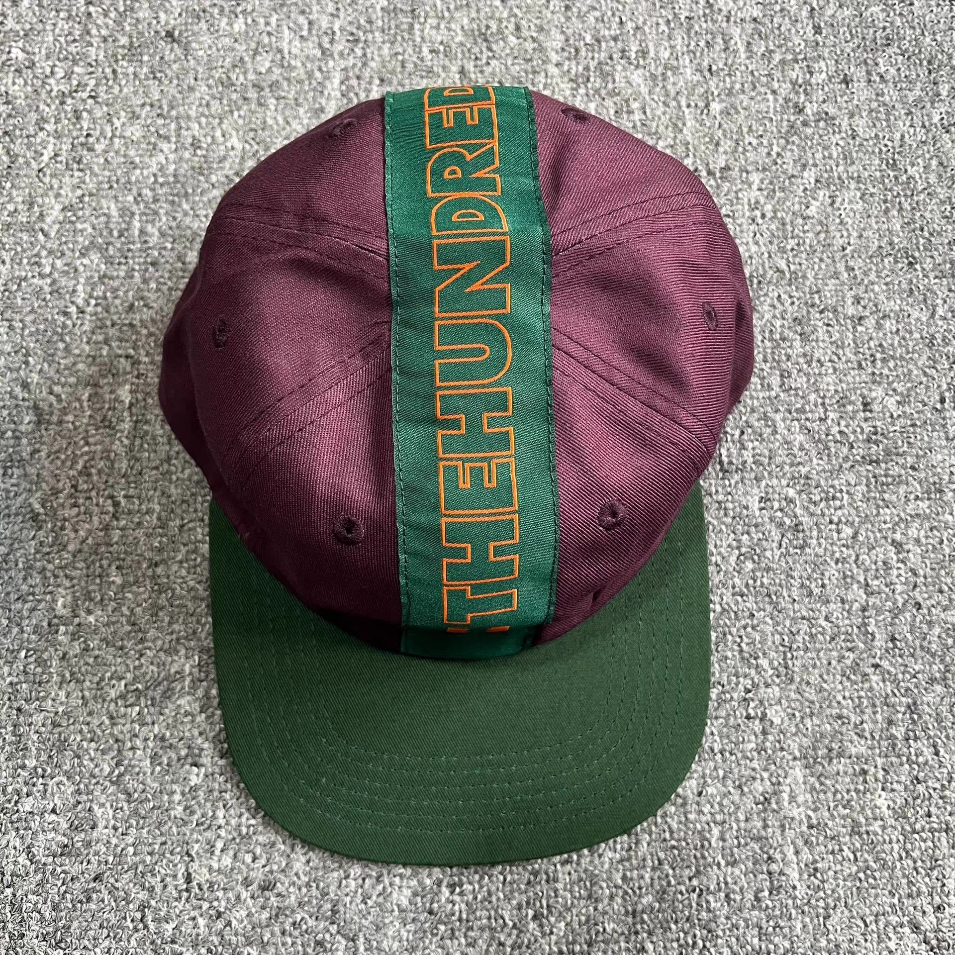 The Hundreds The Hundreds Bomb Webbing Embroidered Baseball Visor Q7 Size ONE SIZE - 7 Thumbnail
