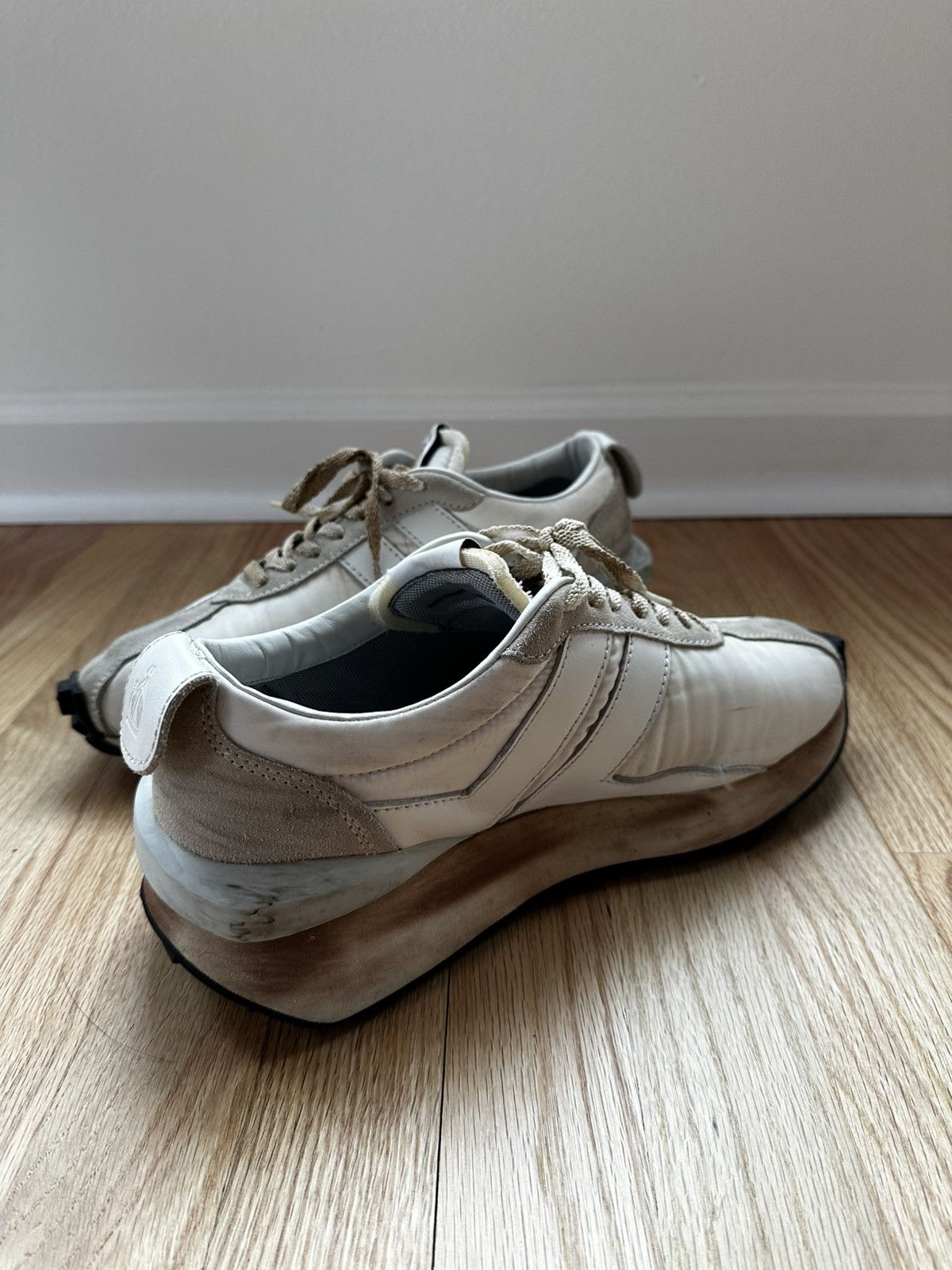 Lanvin Lanvin Bumper Sneaker White Nylon Size US 10 / EU 43 - 3 Thumbnail