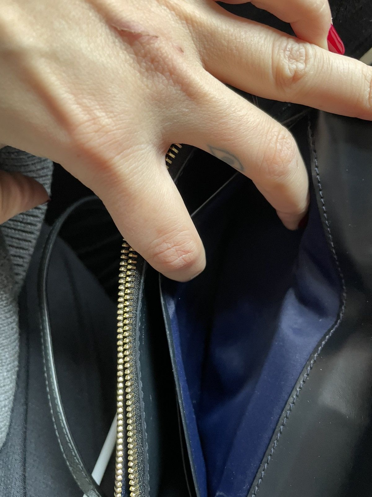Smythson Smythson "Panama Leather" Black Crossbody Bag Size ONE SIZE - 6 Thumbnail