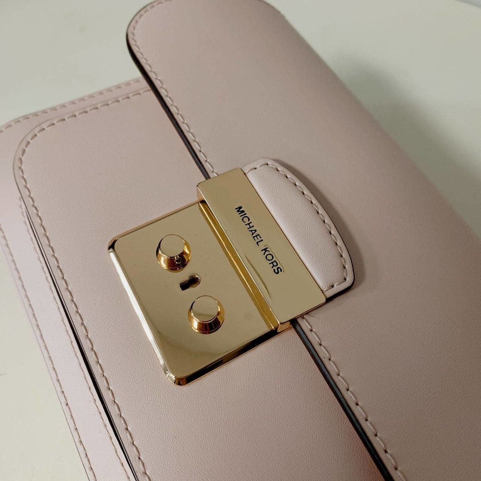Michael Kors 35T2GS9M2L Sloan Editor Medium Bag Powder Blush