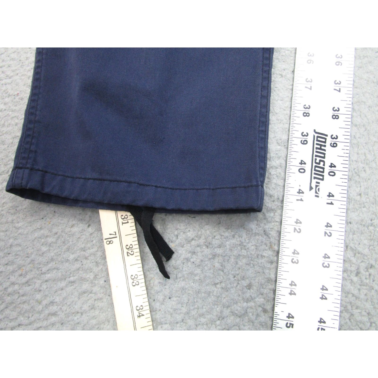 Vintage Tactical Cargo Pants Mens XXL Blue Drawstring Hem Button Fly Paratrooper Utility Pants Size US 39 - 2 Thumbnail