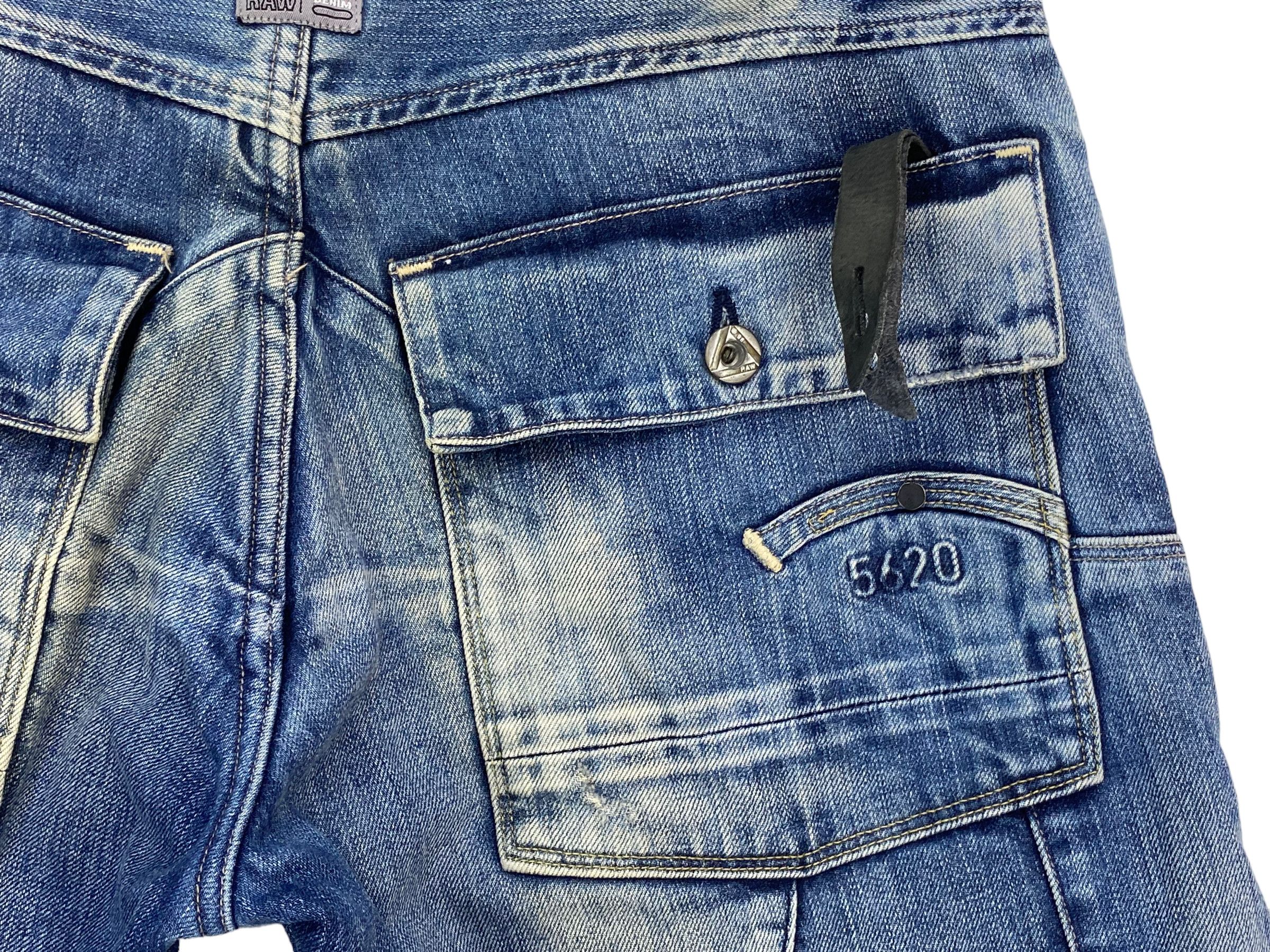 G-Star GStar Jeans Double Knee Distressed Jeans Pants Size US 31 - 9 Thumbnail