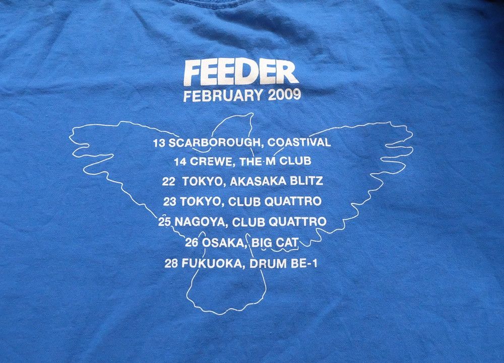 Band Tees Feeder T-Shirt (2009) Size US XL / EU 56 / 4 - 5 Thumbnail