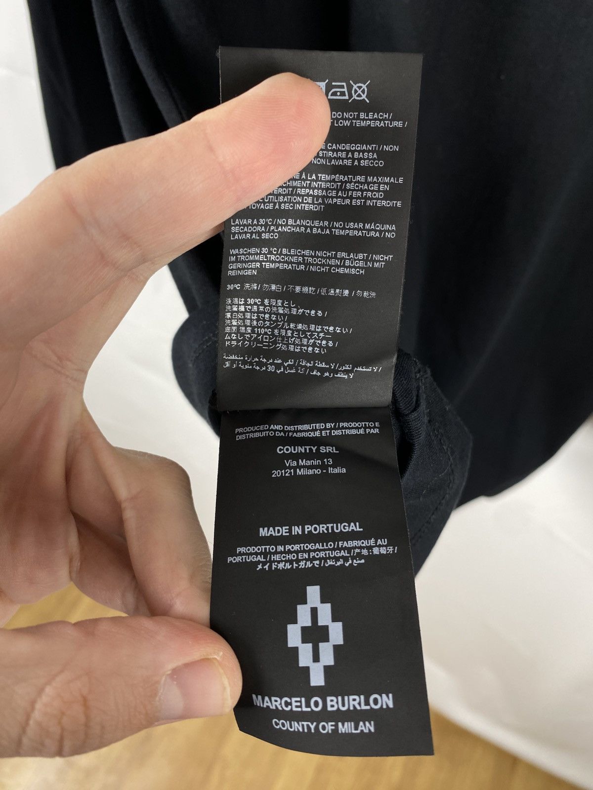 Marcelo Burlon Marcelo Burlon Country Of Milan Ghost Wings Longsleeve S Size US S / EU 44-46 / 1 - 9 Thumbnail