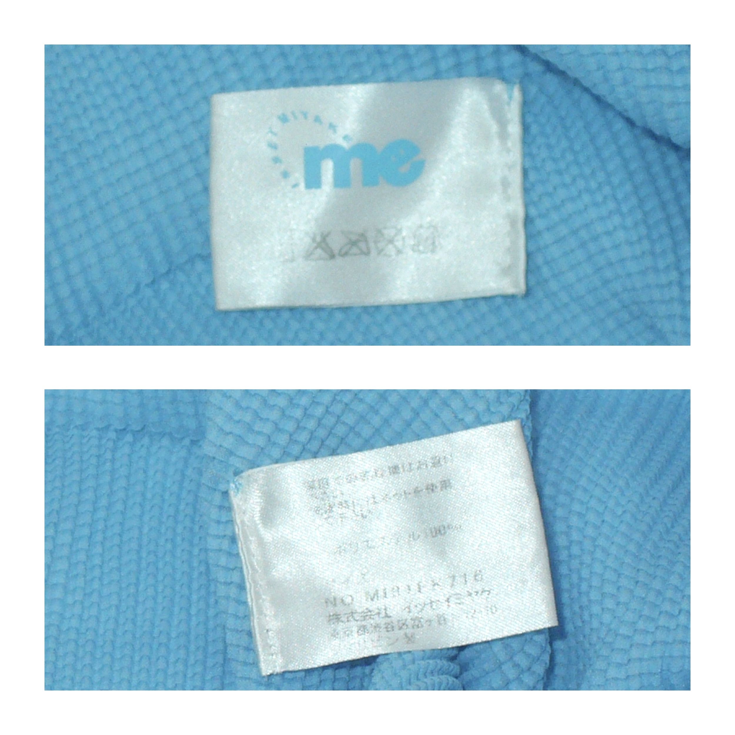 Issey Miyake Issey Miyake Me blue short-sleeve top Size ONE SIZE - 4 Thumbnail