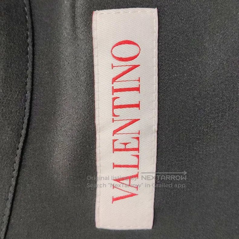 Valentino Valentino Mulberry silk solid color lapel long-sleeved shi Size XS / US 0-2 / IT 36-38 - 5 Thumbnail
