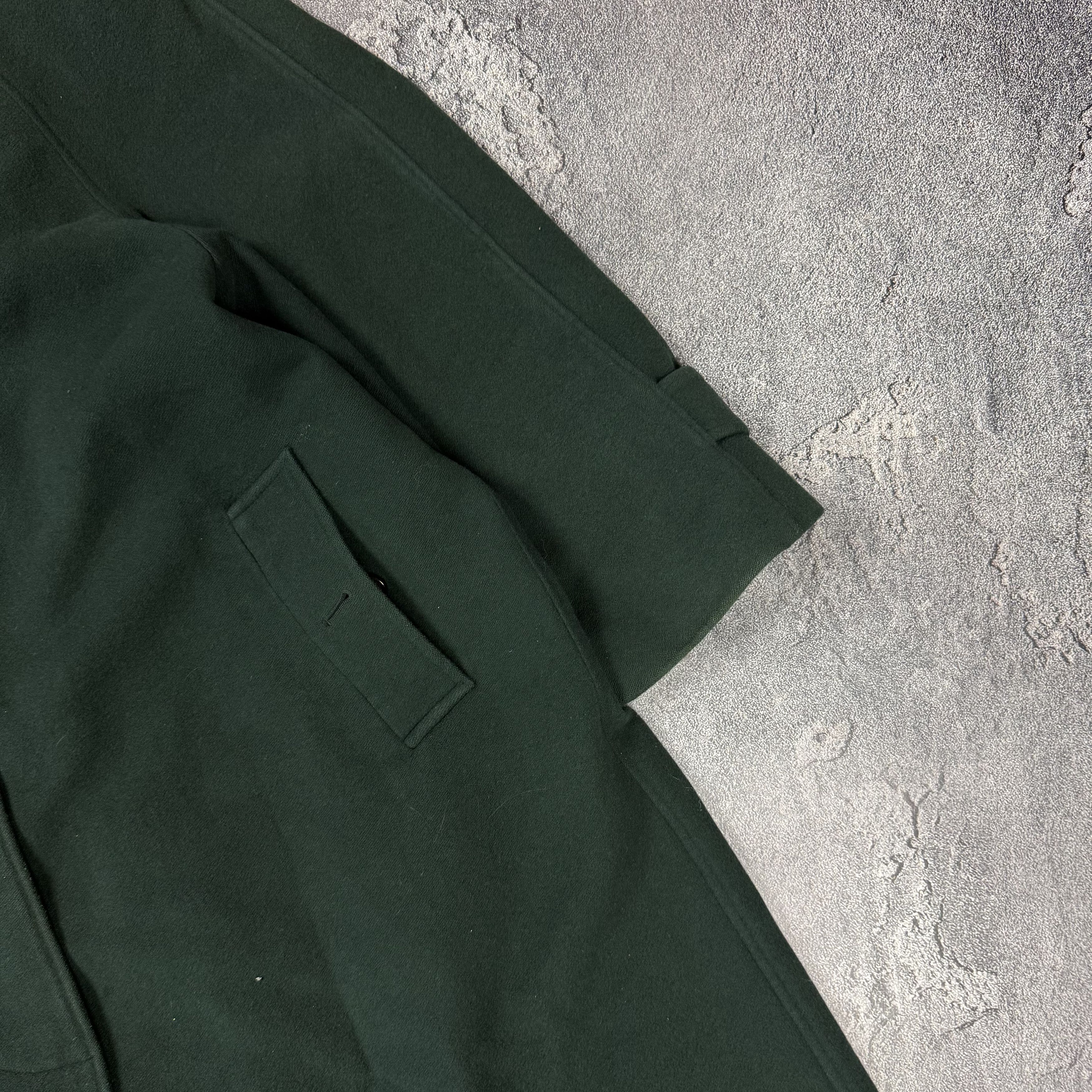 Burberry Vintage Burberry Nova Check Wool Cashmere Trench Coat Green Size US L / EU 52-54 / 3 - 2 Thumbnail