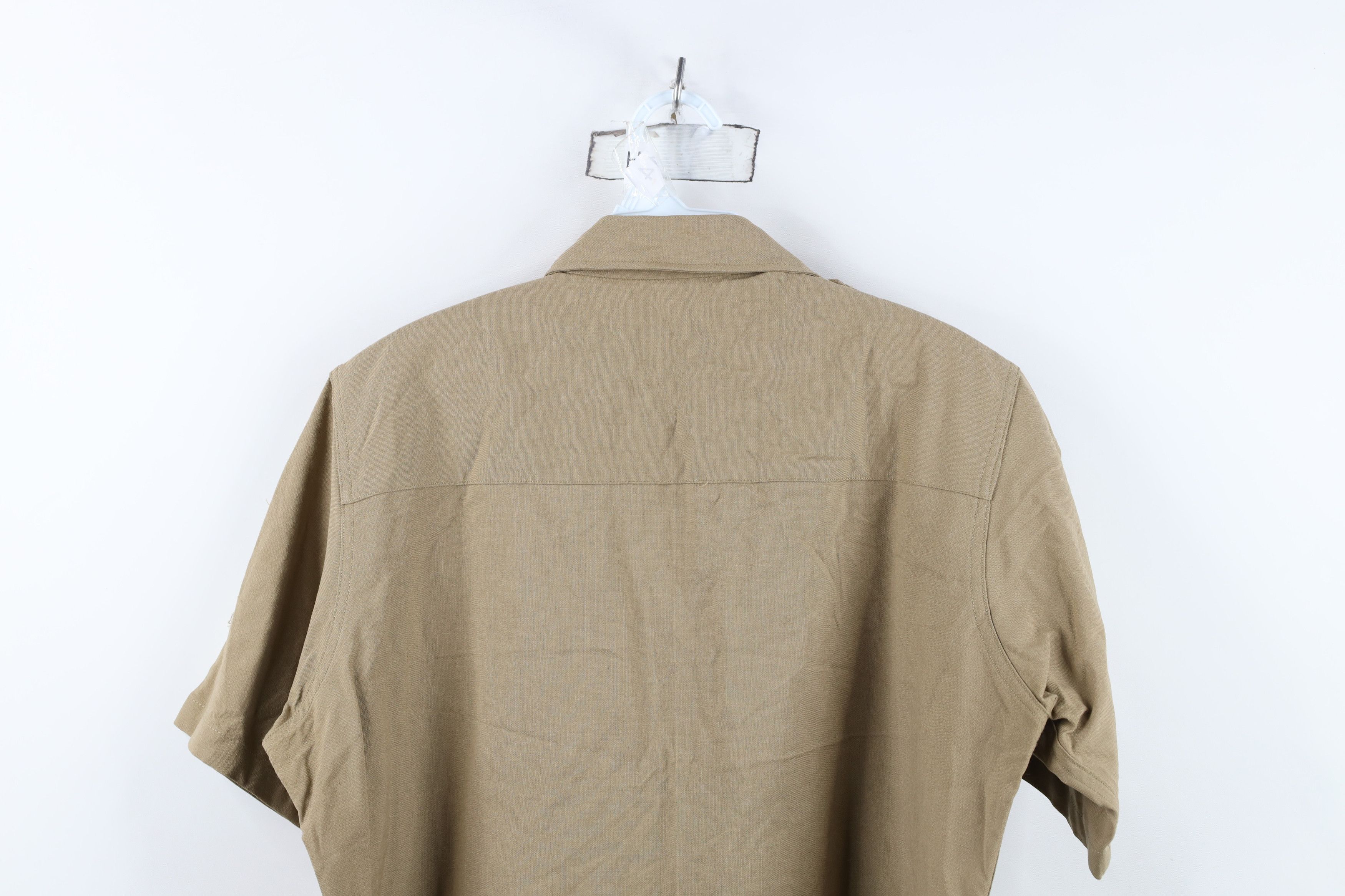 Vintage Vintage 40s World War II Military Field Button Shirt Size US M / EU 48-50 / 2 - 14 Thumbnail
