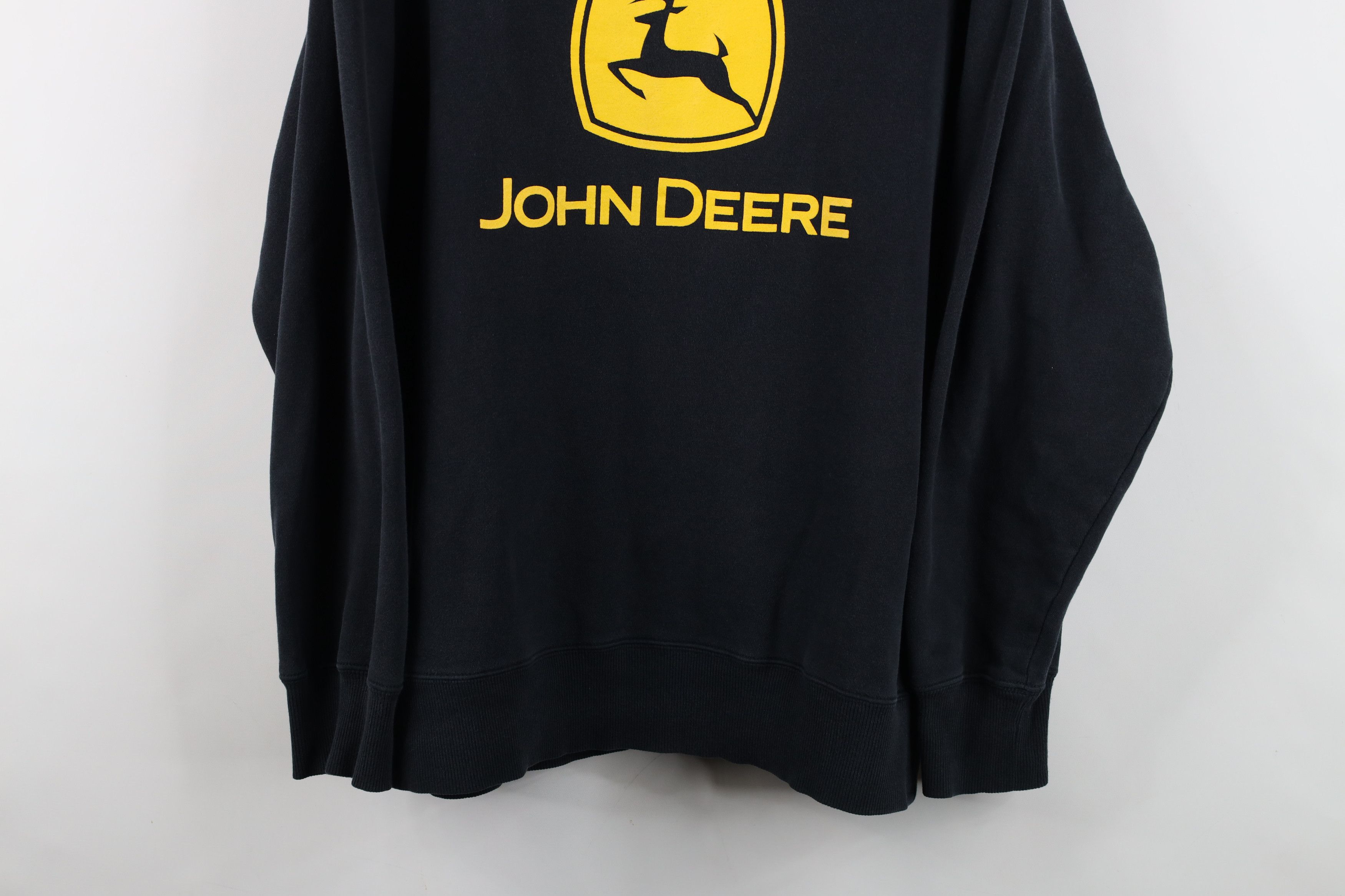 John Deere Vintage Y2K John Deere Spell Out Big Logo Sweatshirt Black Size US L / EU 52-54 / 3 - 3 Thumbnail