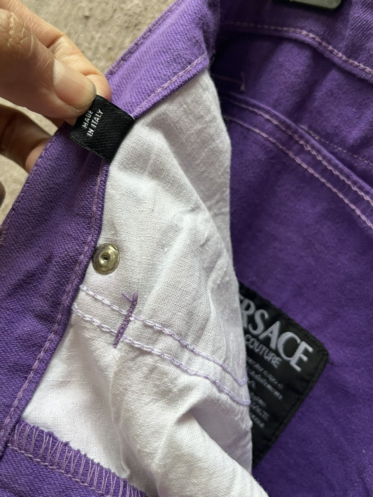 Versace Jeans Couture Versace Jeans Purple Size US 29 - 12 Thumbnail