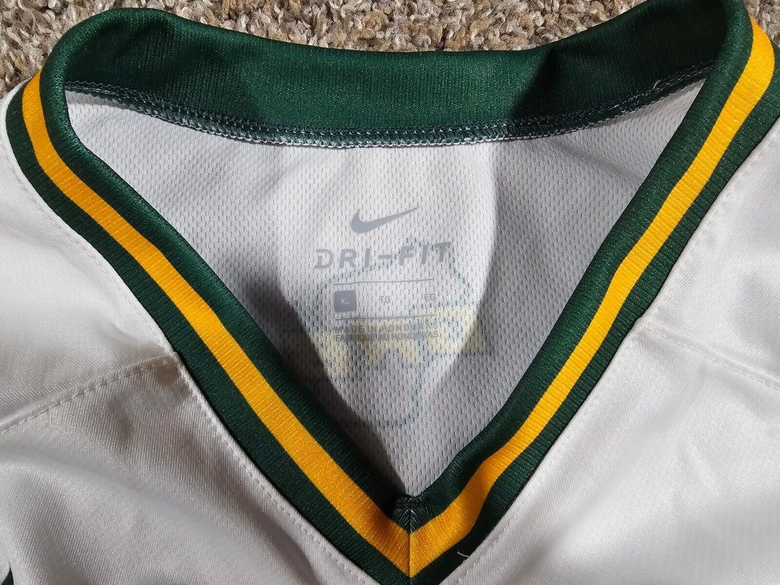 Nike Nike dri-fit Wisconsin GRB baseball jersey XL #43 Stains Size ONE SIZE - 4 Thumbnail