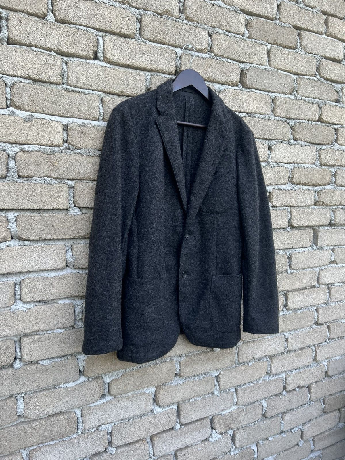 Japanese Brand Japanese Luxury Brand Wool Blazer/Jacket Size US L / EU 52-54 / 3 - 3 Thumbnail