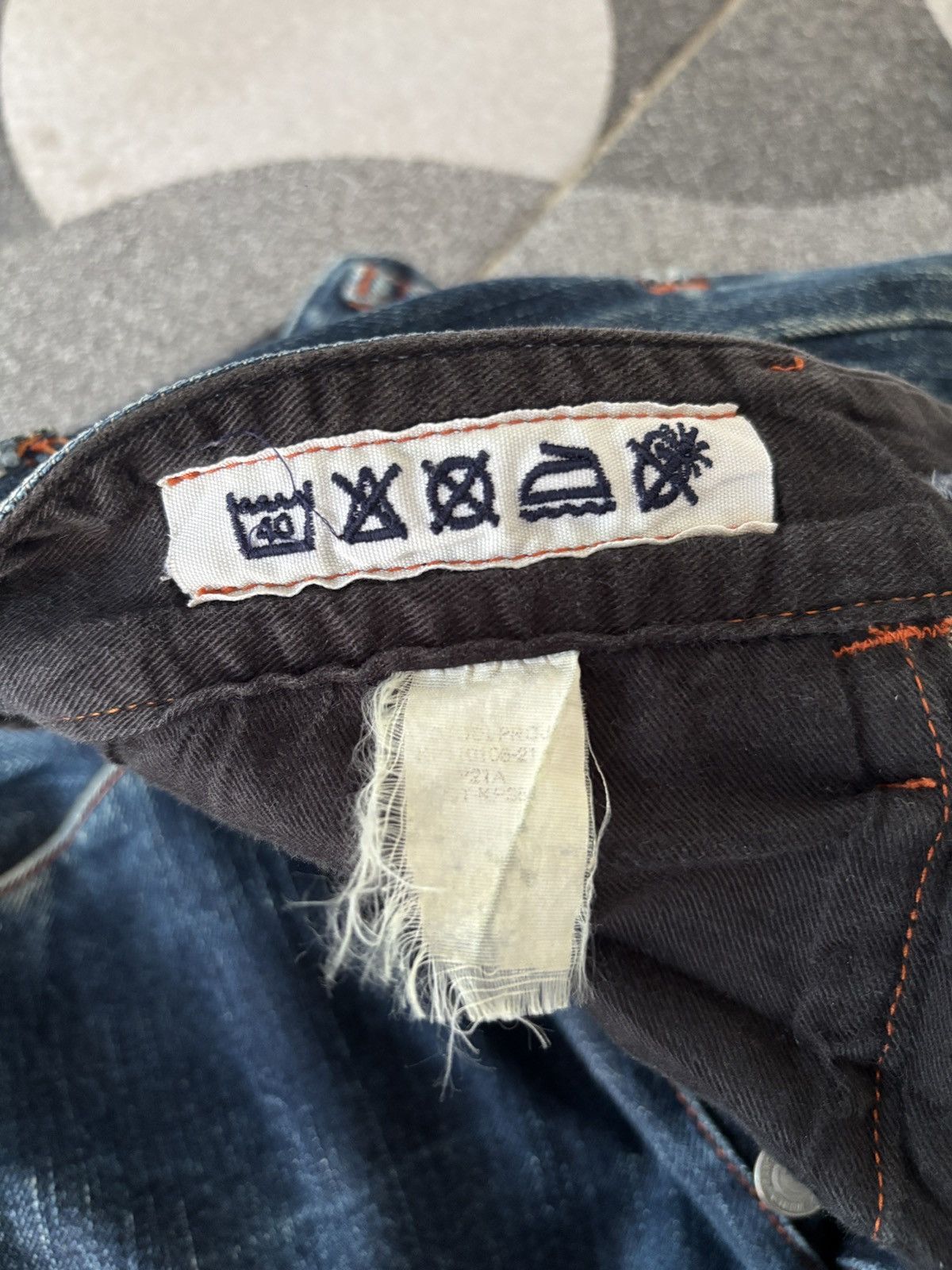 KATO Hiroshi KATO Denim Selvedge Buckle Back unfinish RARE Size US 32 / EU 48 - 6 Thumbnail