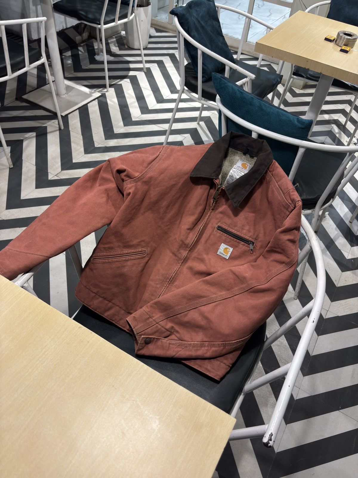 Carhartt CARHARTT WJ097 VRS SALMON PINK DETROIT Size US S / EU 44-46 / 1 - 2 Thumbnail
