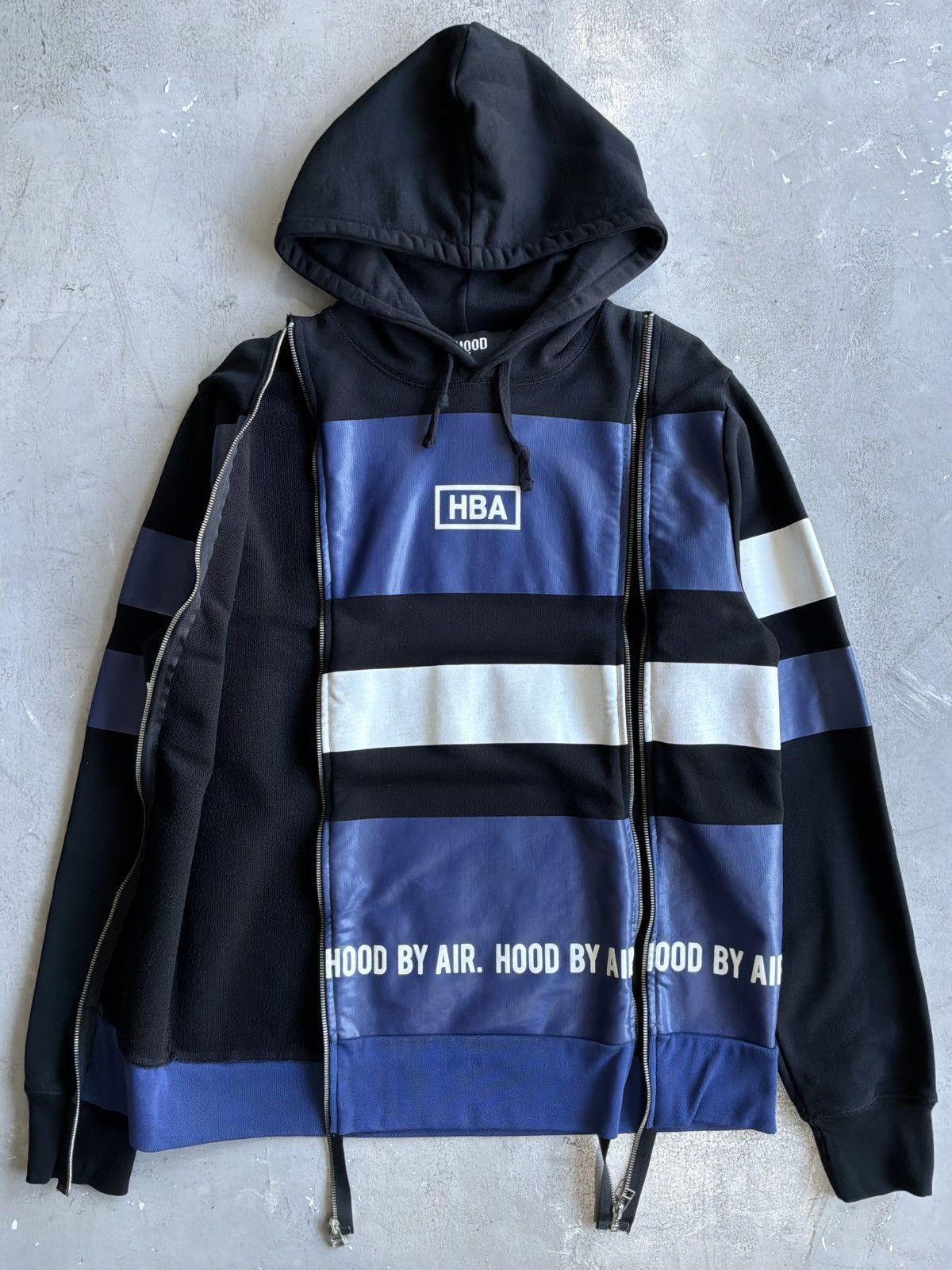 Hood By Air Hood By Air - Double Zip Hoodie Size US L / EU 52-54 / 3 - 8 Thumbnail