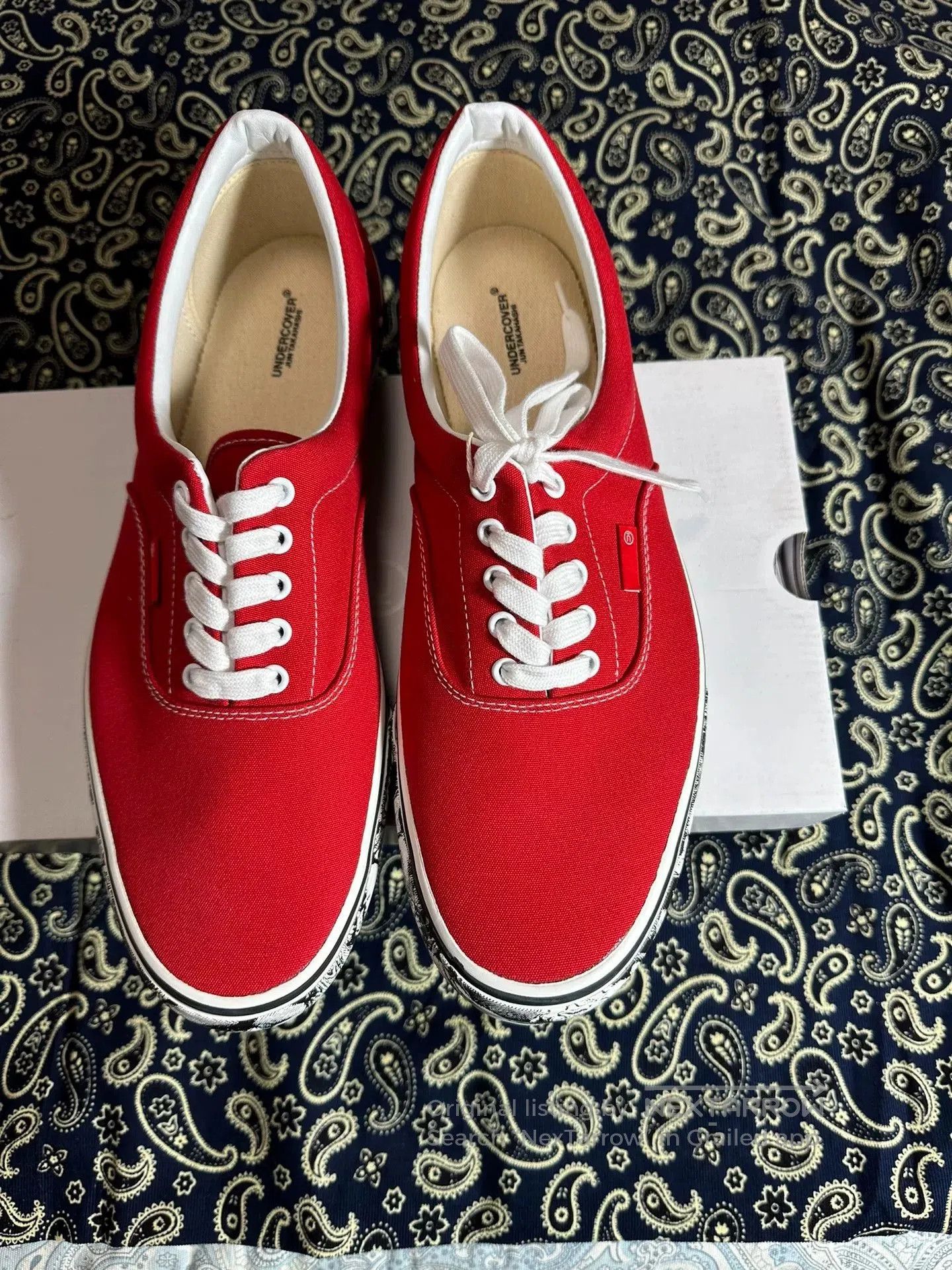 Undercover Under Cover RED UC1C4F021. Size US 12 / EU 45 - 3 Thumbnail