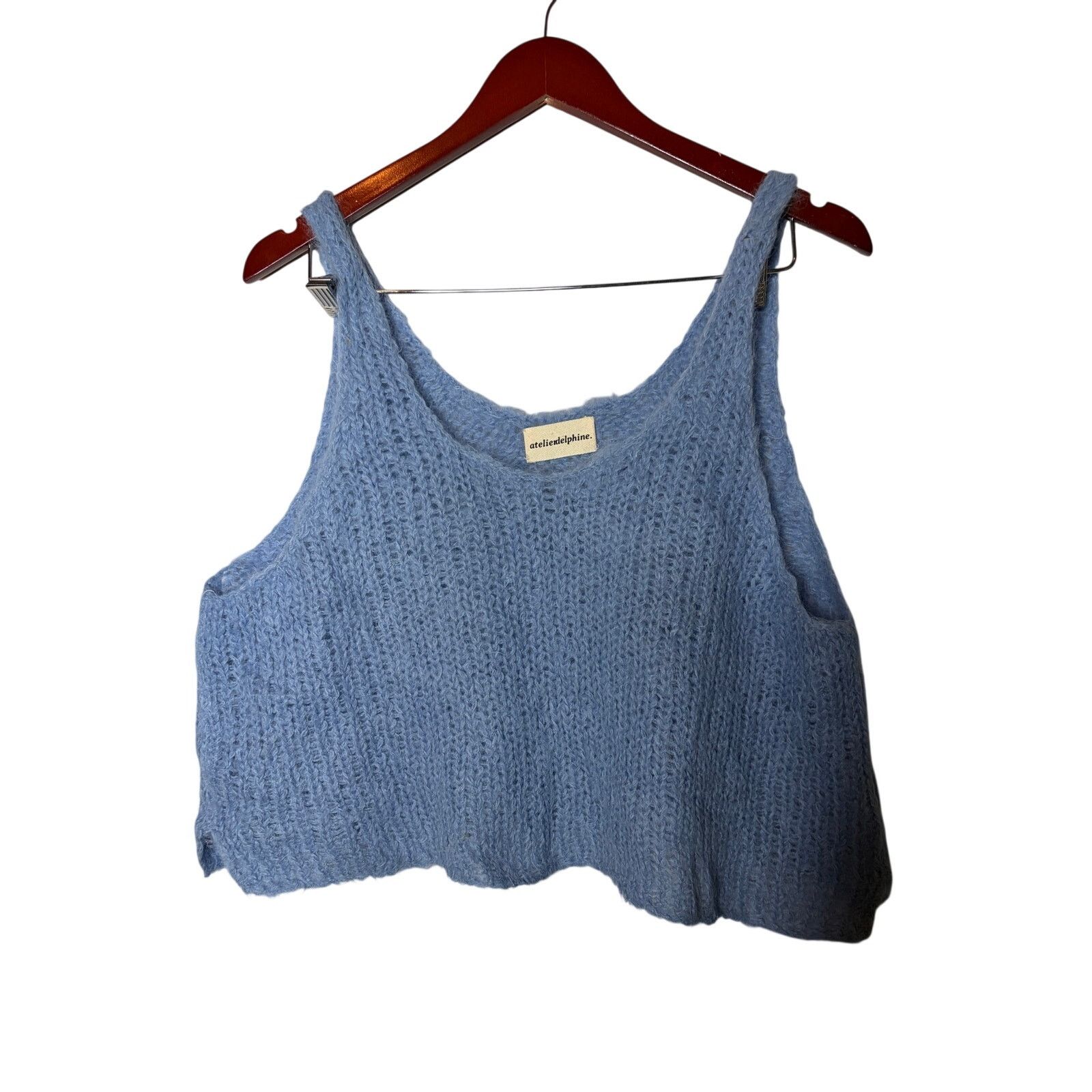 Other Atelier Delphine Sweater Tank in suri alpaca baby blue sz S Size S / US 4 / IT 40 - 2 Thumbnail