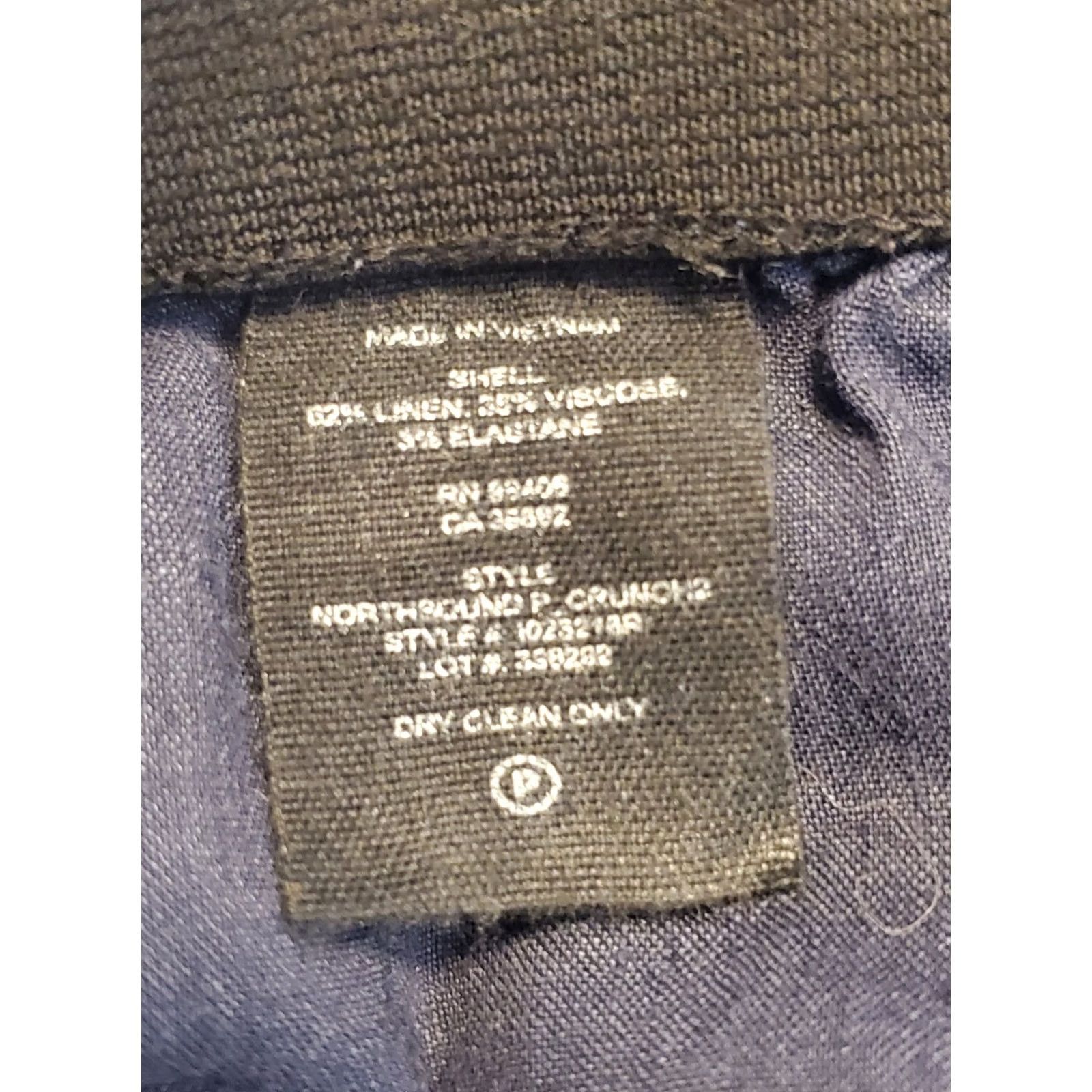 Theory THEORY Northsound Linen Blend Joggers Pants Navy Blue Size 8 Crunch Size 30" / US 8 / IT 44 - 7 Thumbnail