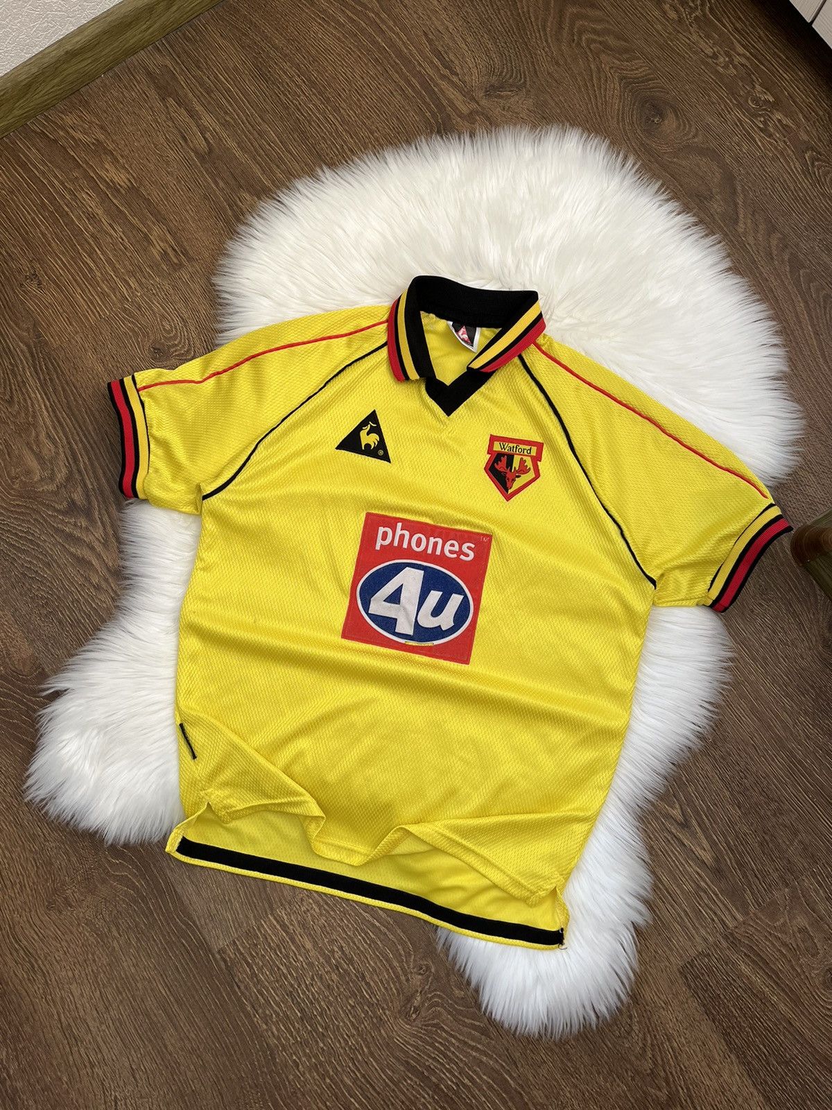 Le Coq Sportif × Vintage Vintage 1999 Le Coq Sportif Watford Premier League Football Size US M / EU 48-50 / 2 - 1 Thumbnail