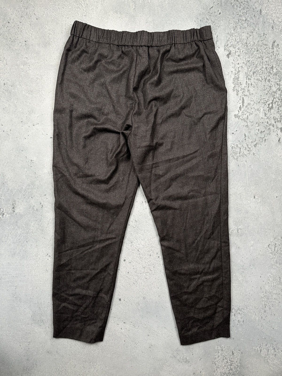 Fabiana Filippi Fabiana Filippi Italy Brown Wool Blend Drawstring Trousers Size 32" / US 10 / IT 46 - 2 Thumbnail