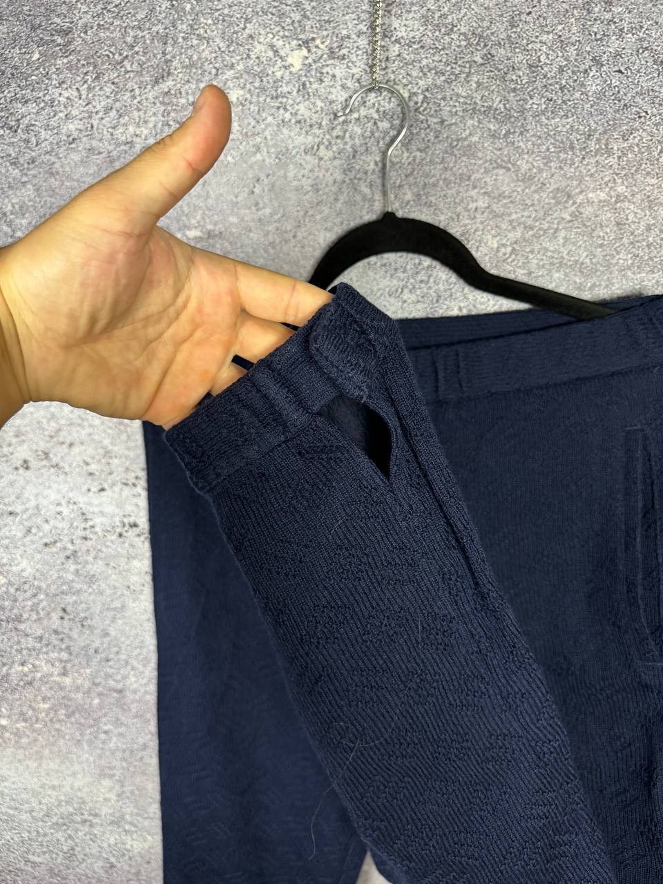 Emporio Armani Emporio Armani Women's Blue Double Knit Lana Wool Suits Size M / US 6-8 / IT 42-44 - 20 Thumbnail