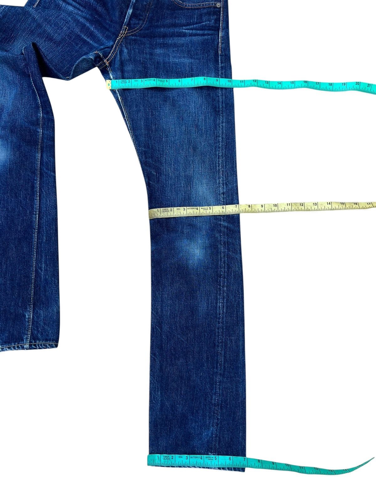 Full Count & Co. Vintage Full Count Japan Hidden Rivets Denim Selvedge Jeans Size US 27 - 5 Thumbnail