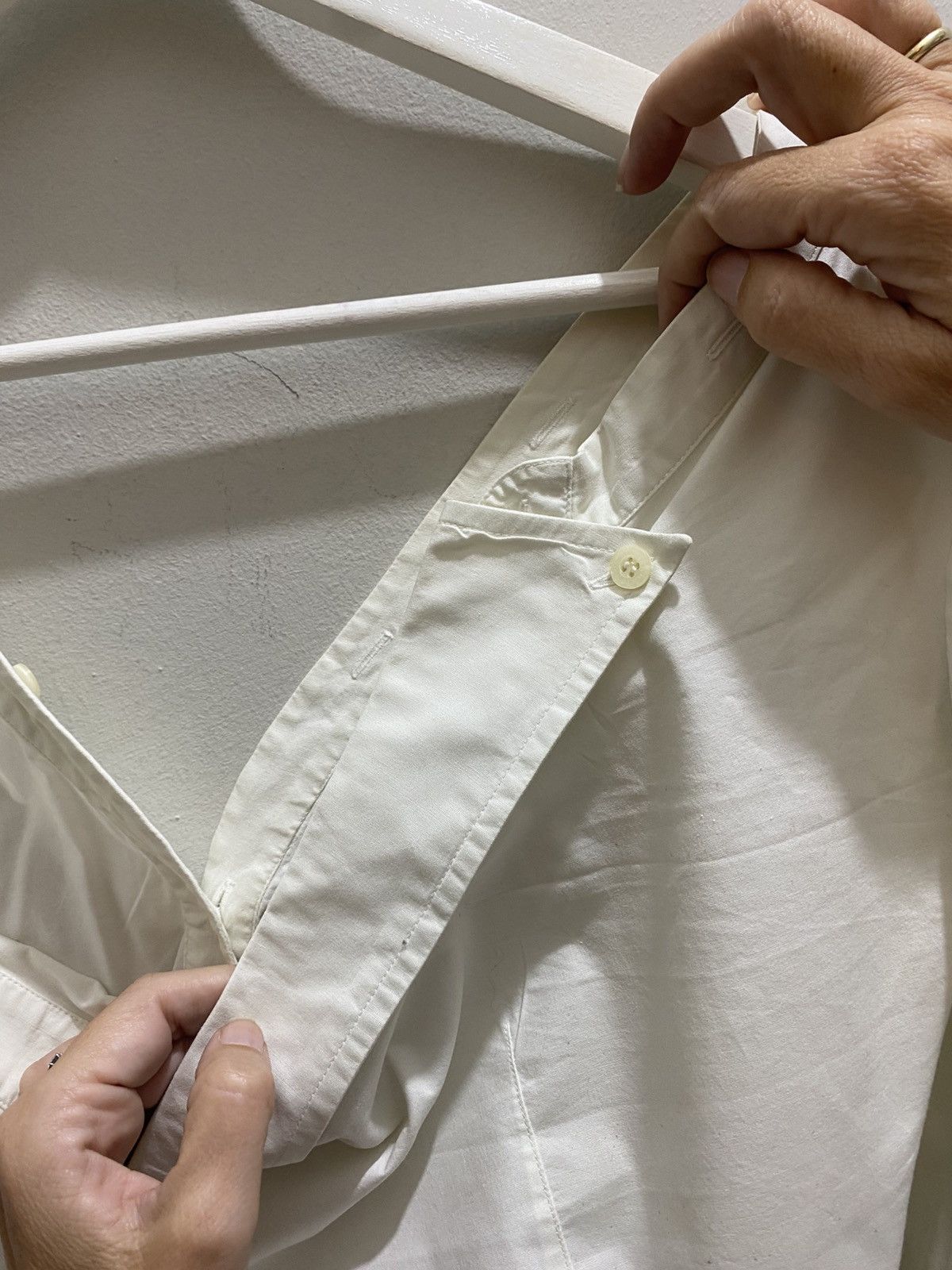 Frankie Morello FRANKIE MORELLO WHITE COTTON SHIRT Size M / US 6-8 / IT 42-44 - 3 Thumbnail
