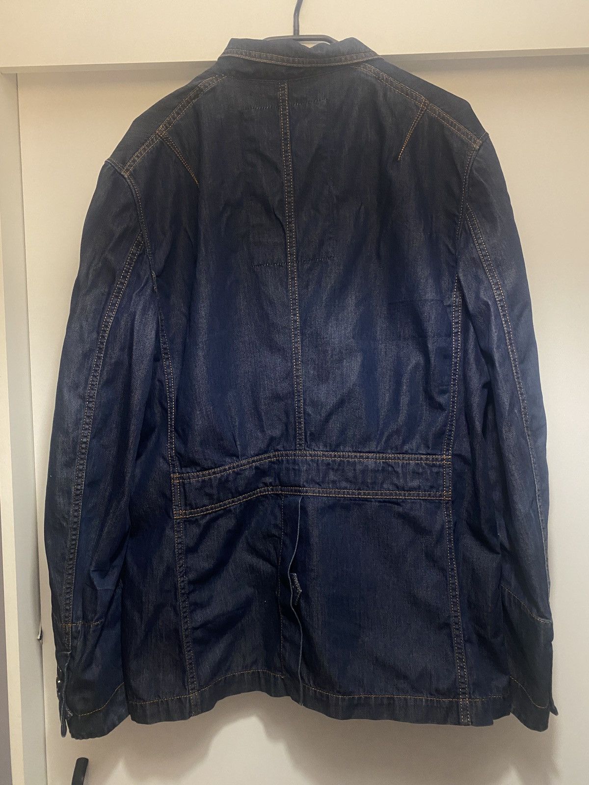Yves Saint Laurent Yves saint laurent ultra rare jeans denim blazer Size US L / EU 52-54 / 3 - 6 Thumbnail