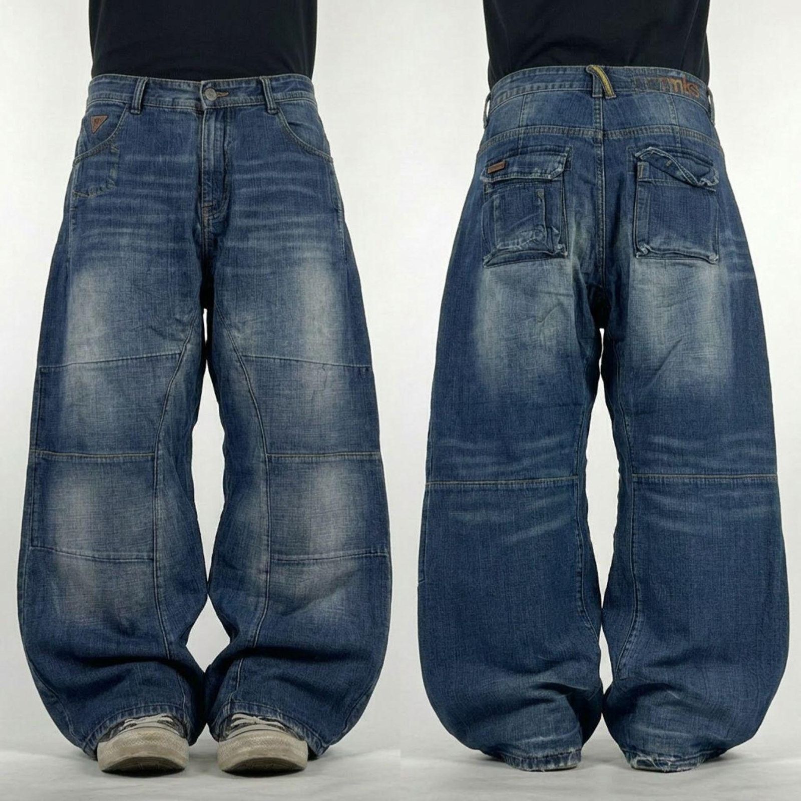 00s【archive】grunge denim pants/Y2K/796 Vintage y2k grunge 