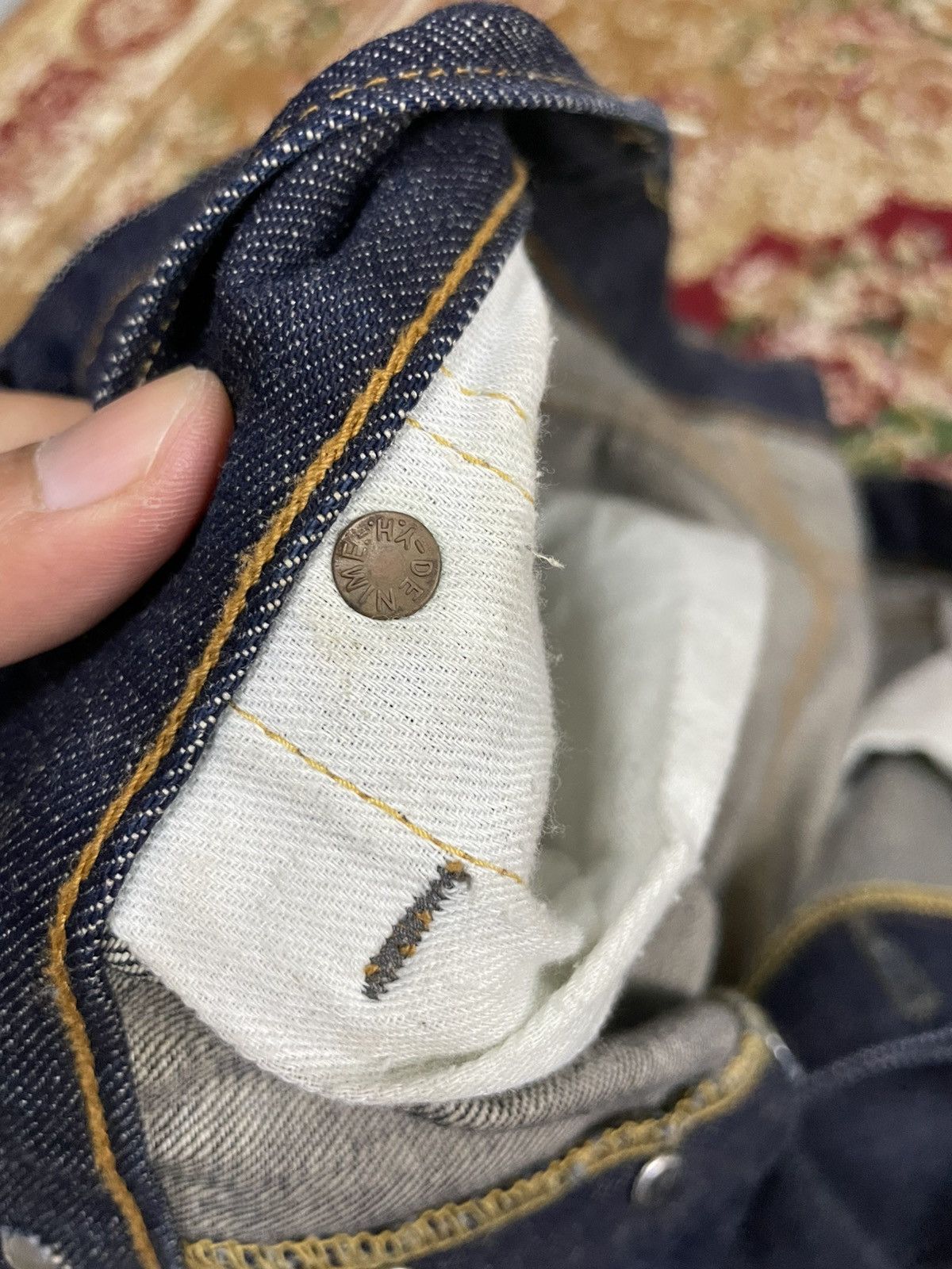 Japanese Brand Denime Jeans Size US 33 - 6 Thumbnail