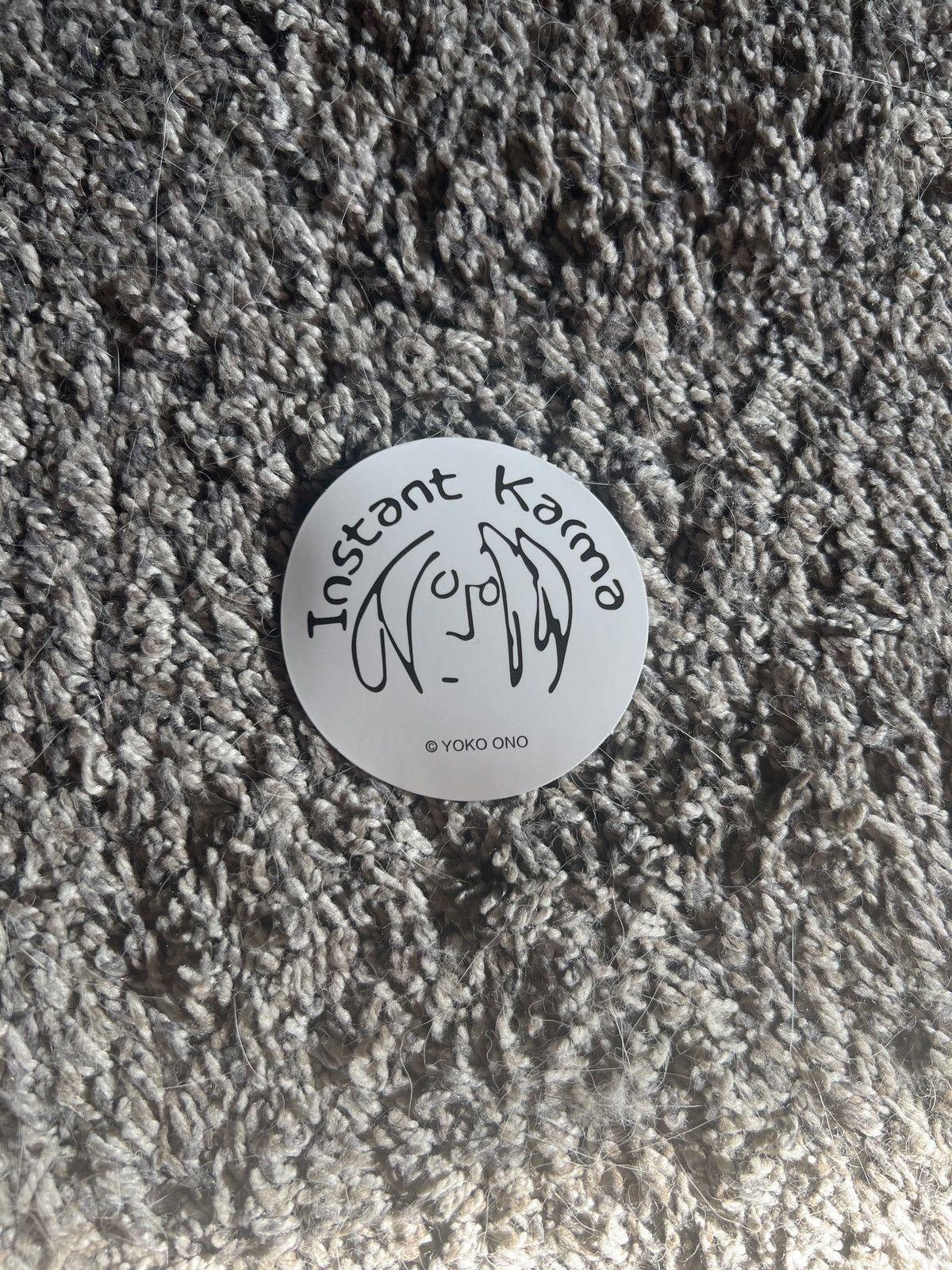 Band Tees × Hypebeast Yoko Ono Instant Karma Sticker Size ONE SIZE - 1 Thumbnail