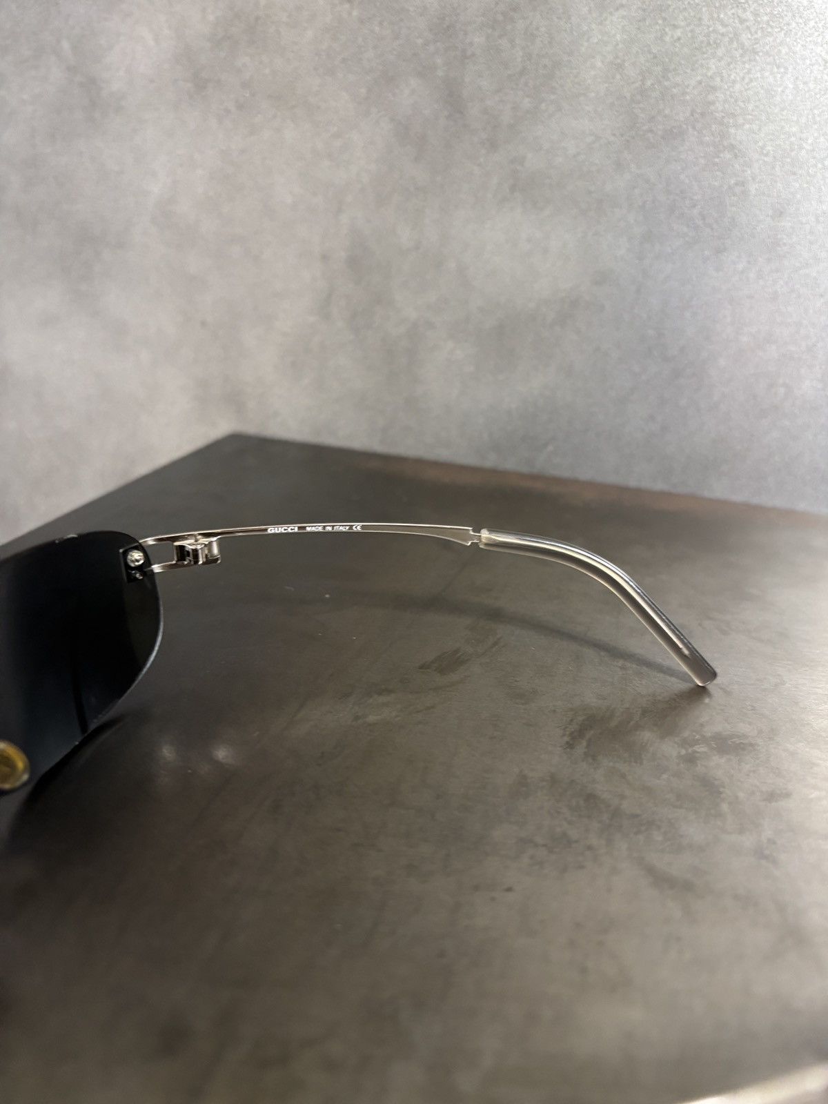 Gucci 2000s Vintage Gucci Sunglasses Y2K Rimless GG 1429/S 1990s Size ONE SIZE - 9 Thumbnail