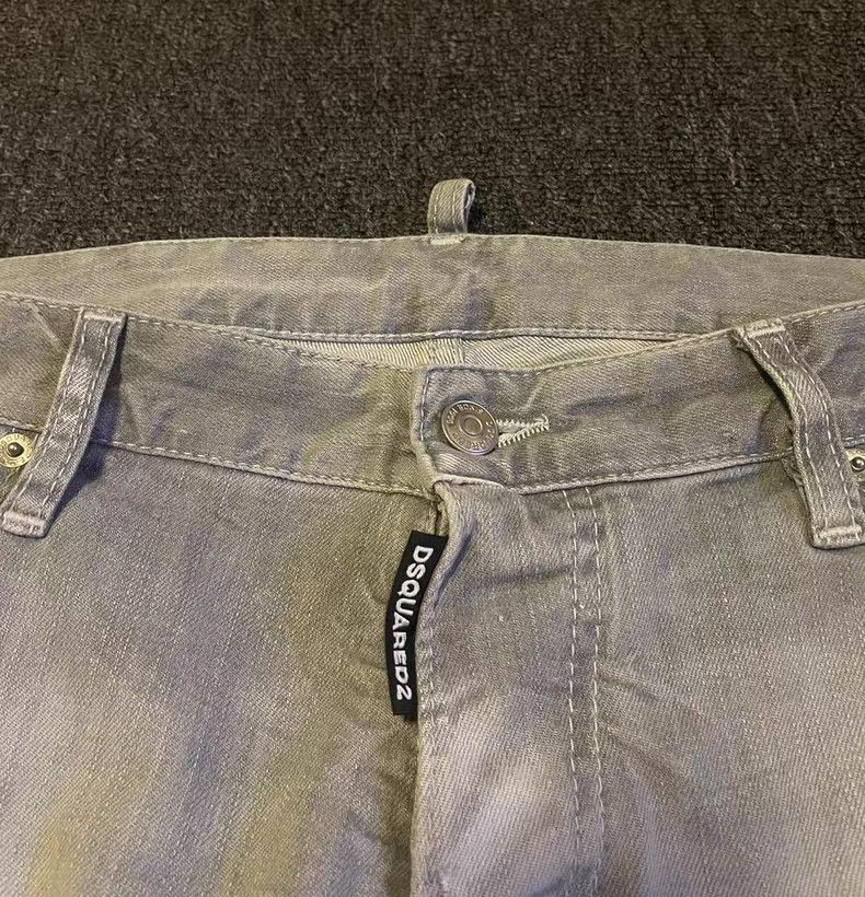 Dsquared2 Dsquared2 Grey Distressed Jeans Size US 38 / EU 54 - 2 Thumbnail