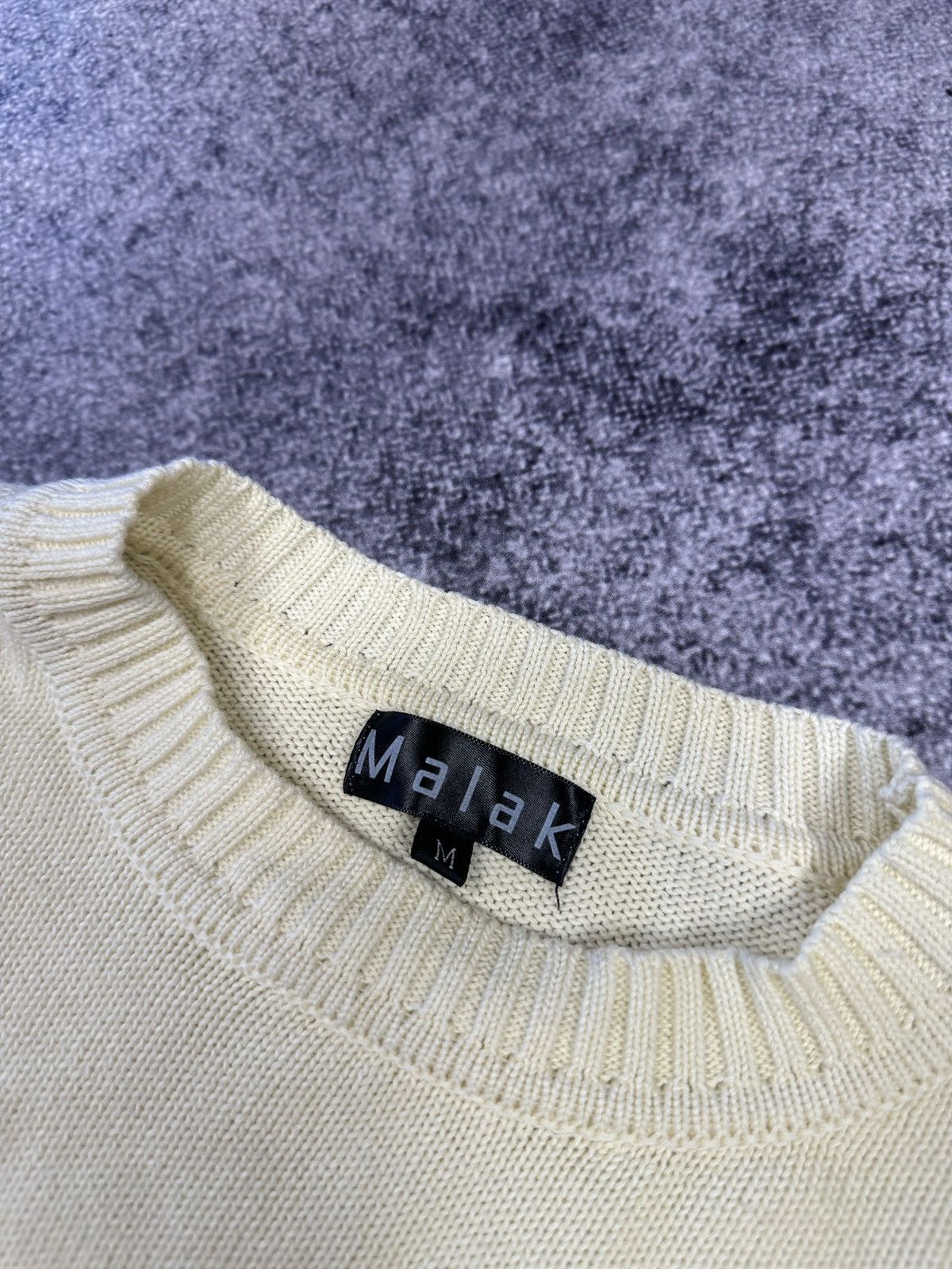 Other Y2K Malak Sweater Avant Garde Logo Streetwear Style Rare VTg Size US M / EU 48-50 / 2 - 3 Thumbnail