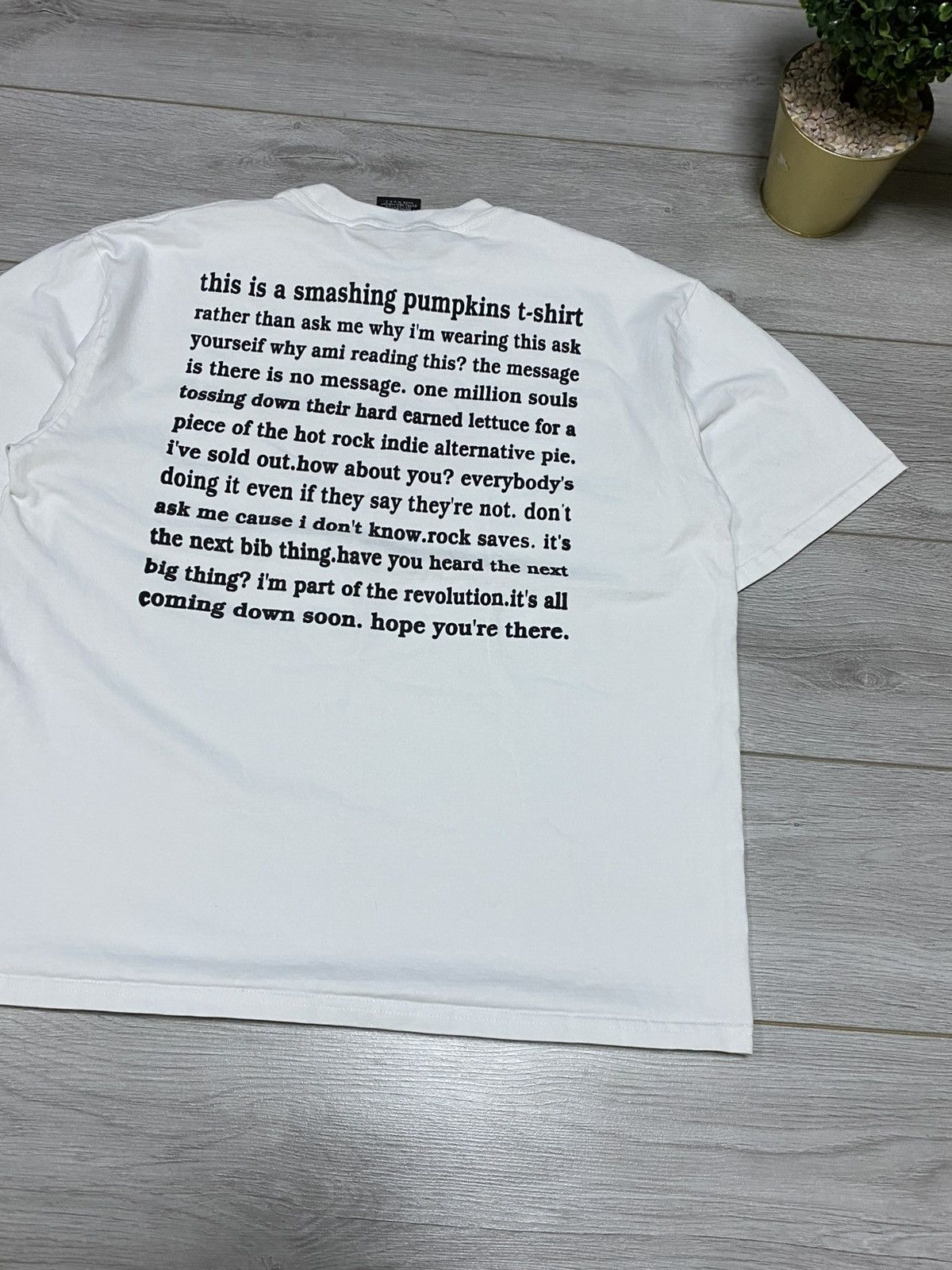 Giant Smashing Pumpkins Giant Heart tee shirt text rather Size US XL / EU 56 / 4 - 10 Thumbnail