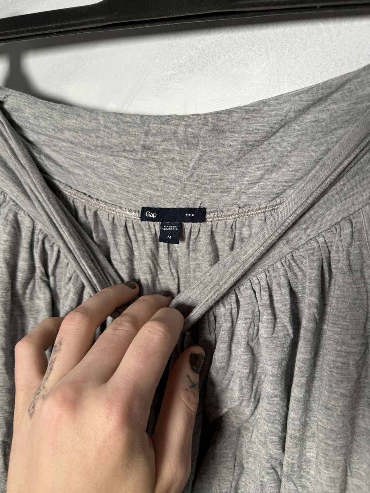 Gap × Vintage Gap Vintage Grey Sleep Skirt Thin Sweatpant Material Size 32" / US 10 / IT 46 - 3 Thumbnail