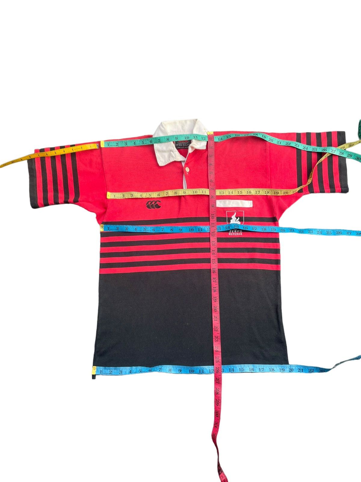 Canterbury of New Zealand × Vintage Vintage Canterbury Jerfu Referee Polo Tshirt Size US S / EU 44-46 / 1 - 11 Thumbnail