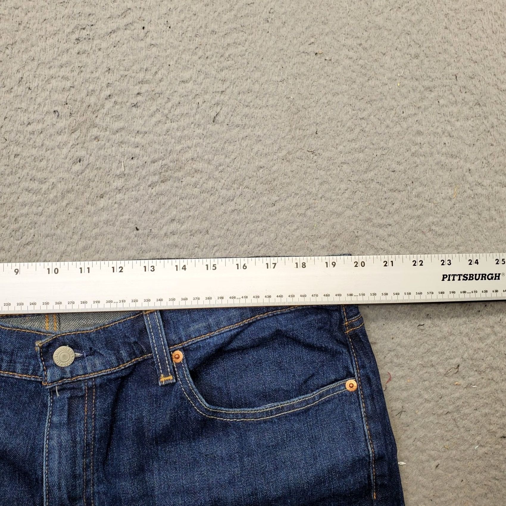 Levi's Levi's Jeans Mens 40/30 Blue Denim Stretch Dark Wash Streetwear Straight Leg Shirt Size US 40 / EU 56 - 6 Thumbnail
