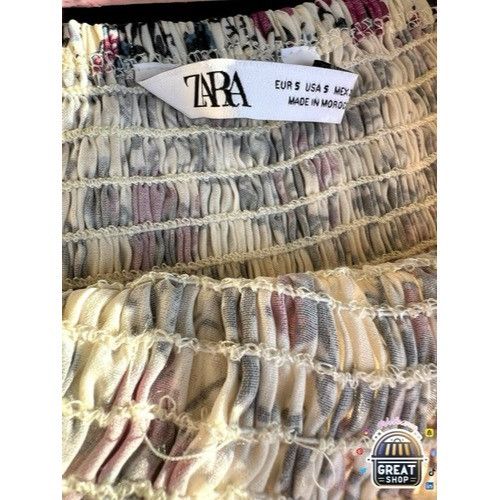 Zara ZARA Skirt Floral Colourful Size Small Great Condition Size 26" / US 2 / IT 38 - 4 Thumbnail