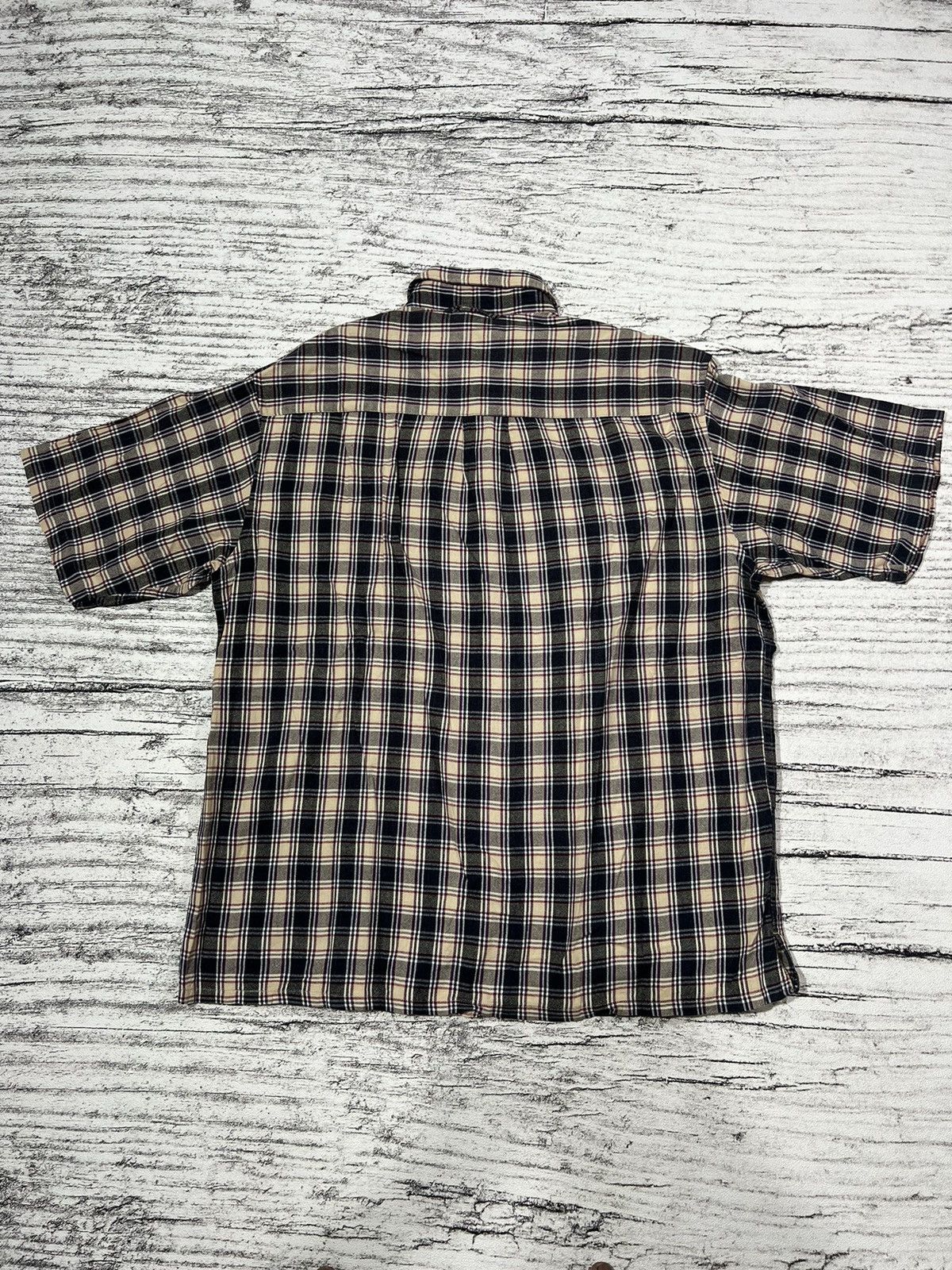 Comme des Garcons SHIRT × Supreme 2000s Japanese SOHK Hysteric Pocket Plaid Boxy Shirt y2k Lgb Size US L / EU 52-54 / 3 - 3 Thumbnail