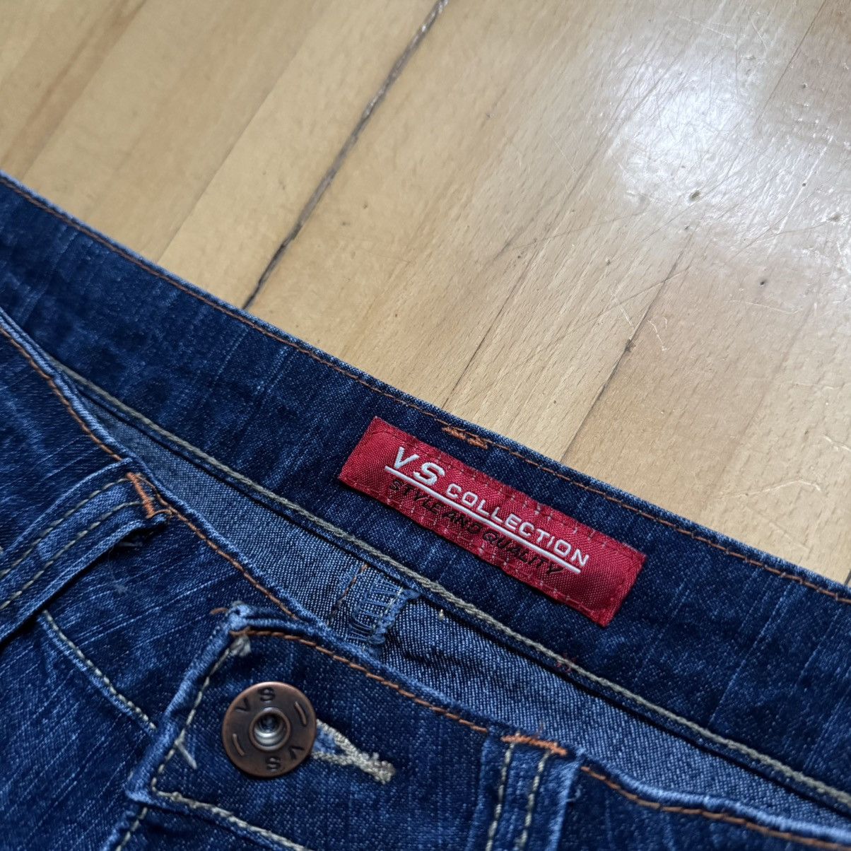 If Six Was Nine 📌 Vintage Y2K Washed Flared Low Rise If 6 Was 9 LGB Jeans Size 34" / US 12 / IT 48 - 8 Thumbnail
