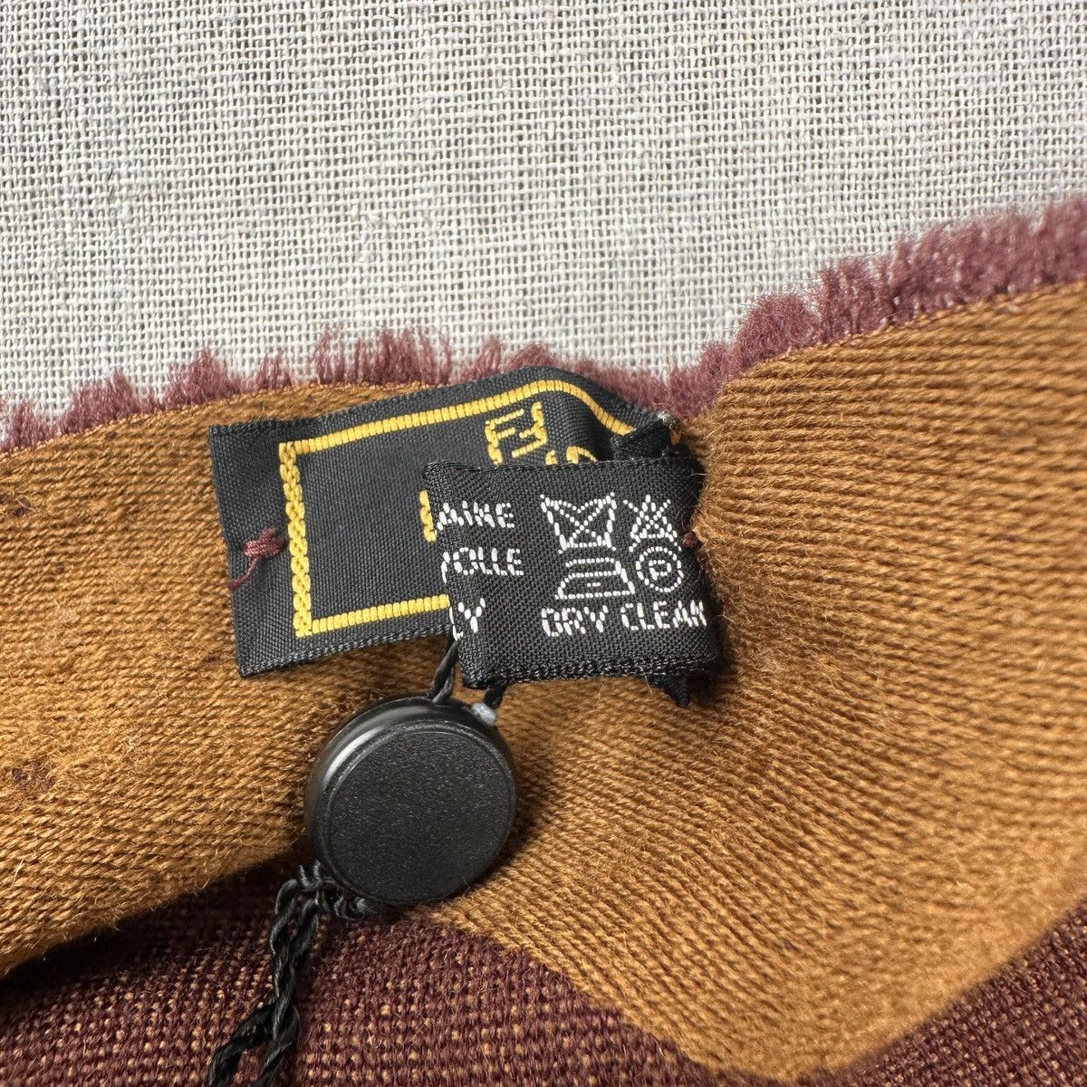 Fendi Fendi Scarf Wool Muffler Neck Wrap Size ONE SIZE - 8 Thumbnail