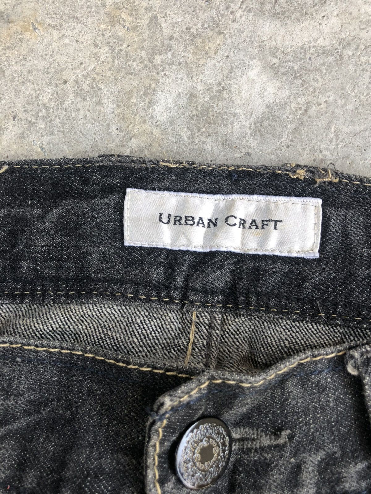 If Six Was Nine Japanese Urban Flared Jeans Double Waist Distressed Denim Size US 32 / EU 48 - 18 Thumbnail